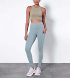 28 Fleece Lined Leggings with Pockets - ododos