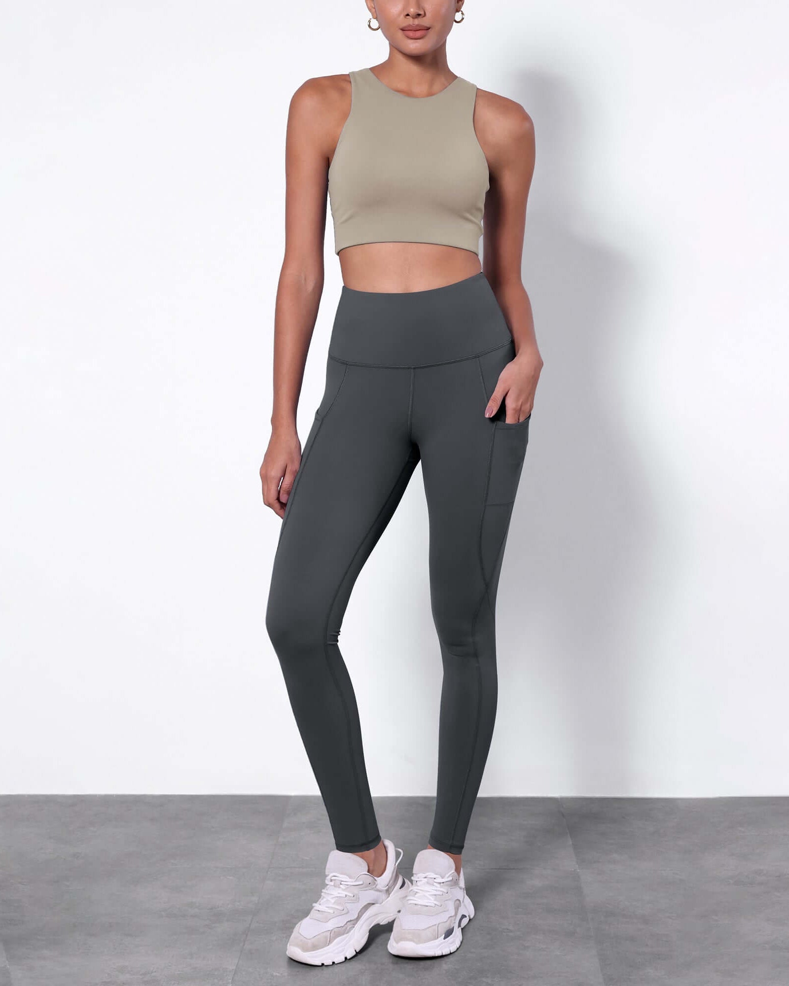 28 Fleece Lined Leggings with Pockets - ododos