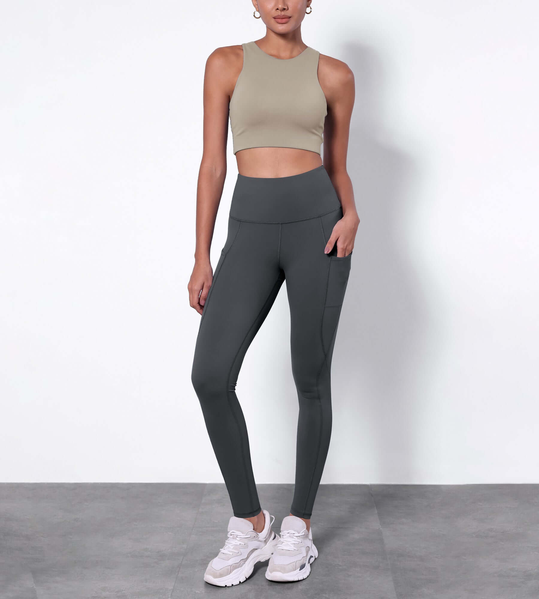 28 Fleece Lined Leggings with Pockets - ododos