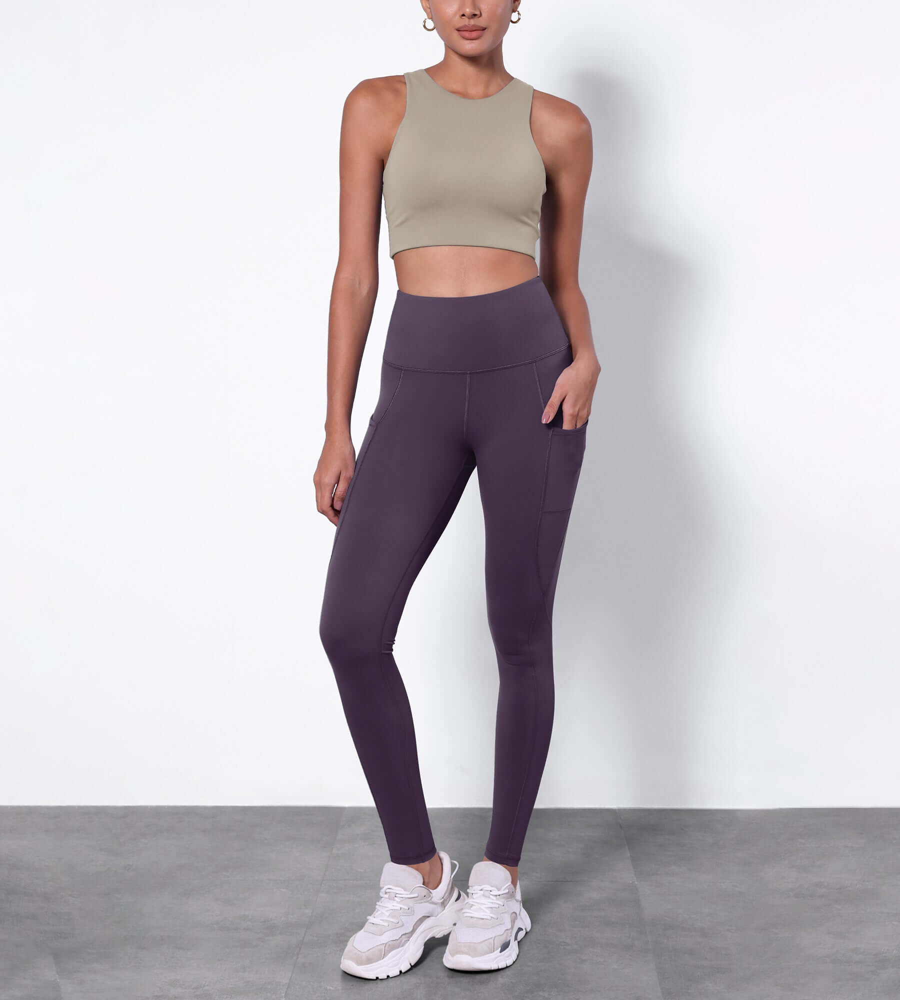 28 Fleece Lined Leggings with Pockets - ododos