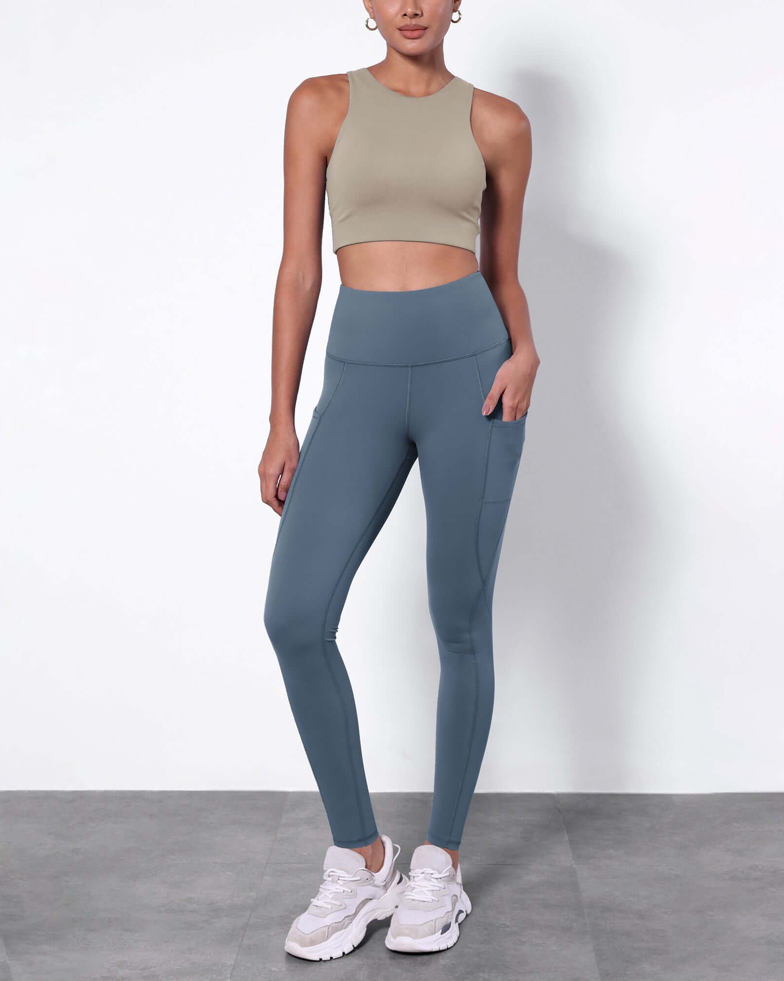 28 Fleece Lined Leggings with Pockets - ododos