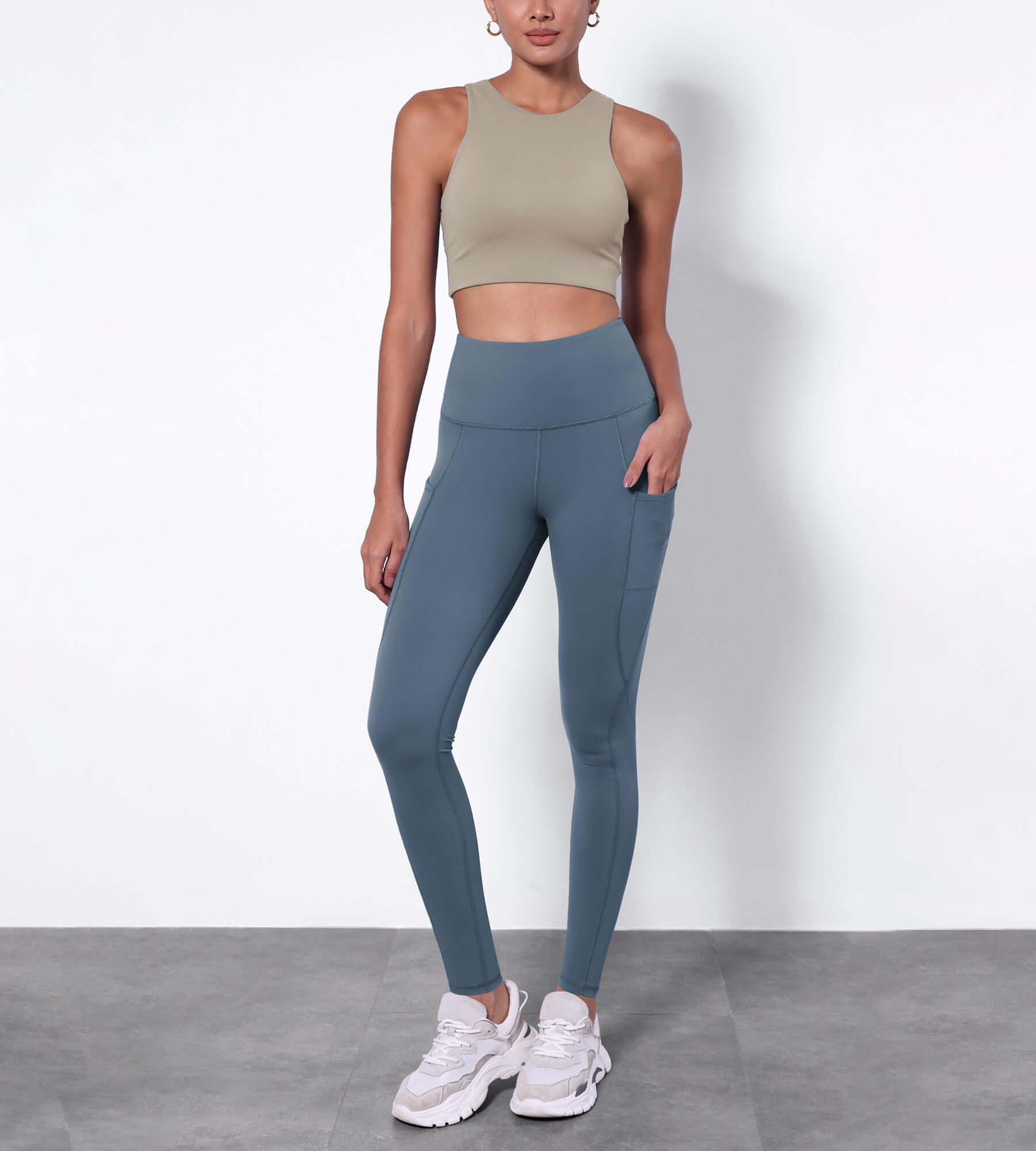 28 Fleece Lined Leggings with Pockets - ododos