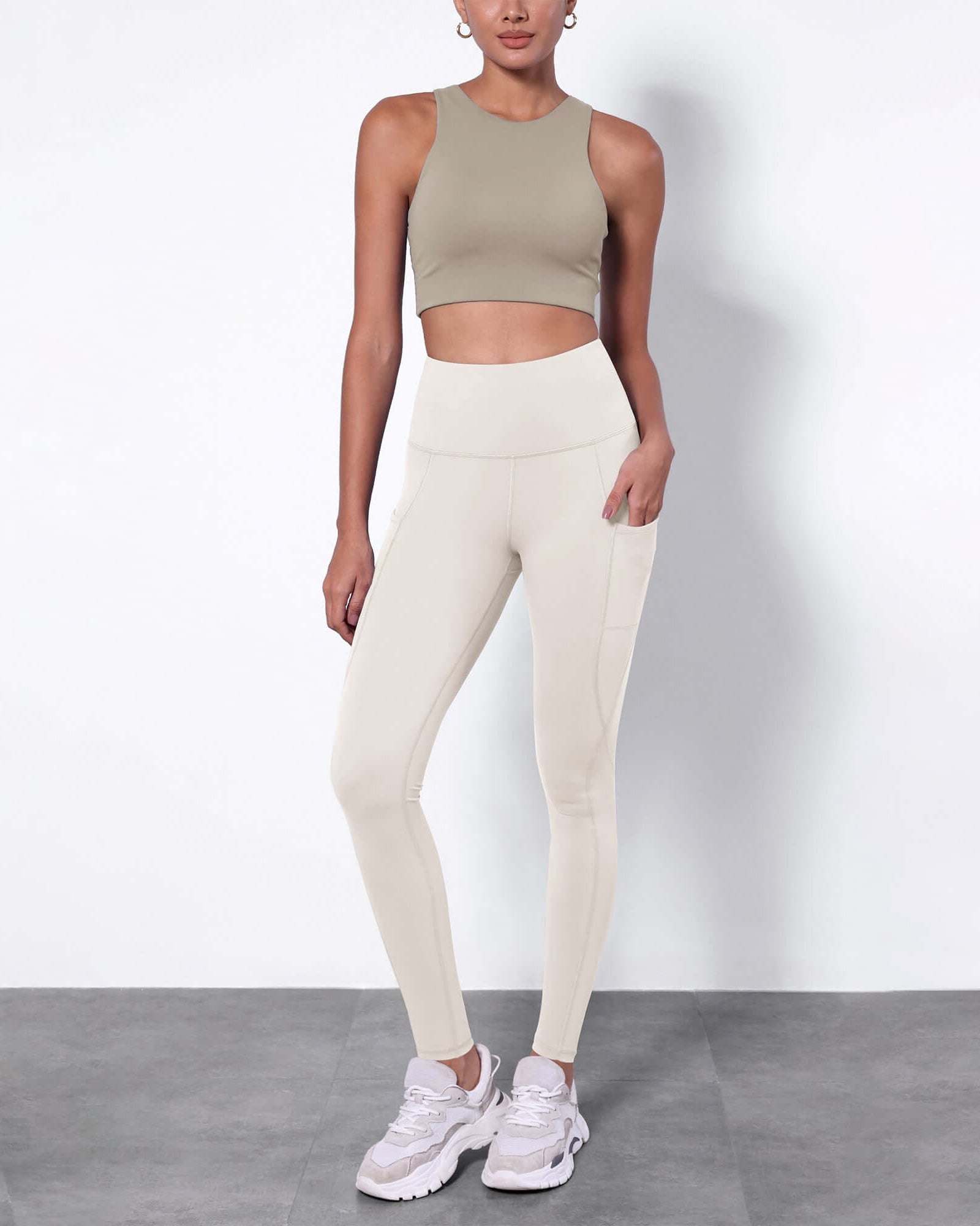 28 Fleece Lined Leggings with Pockets - ododos