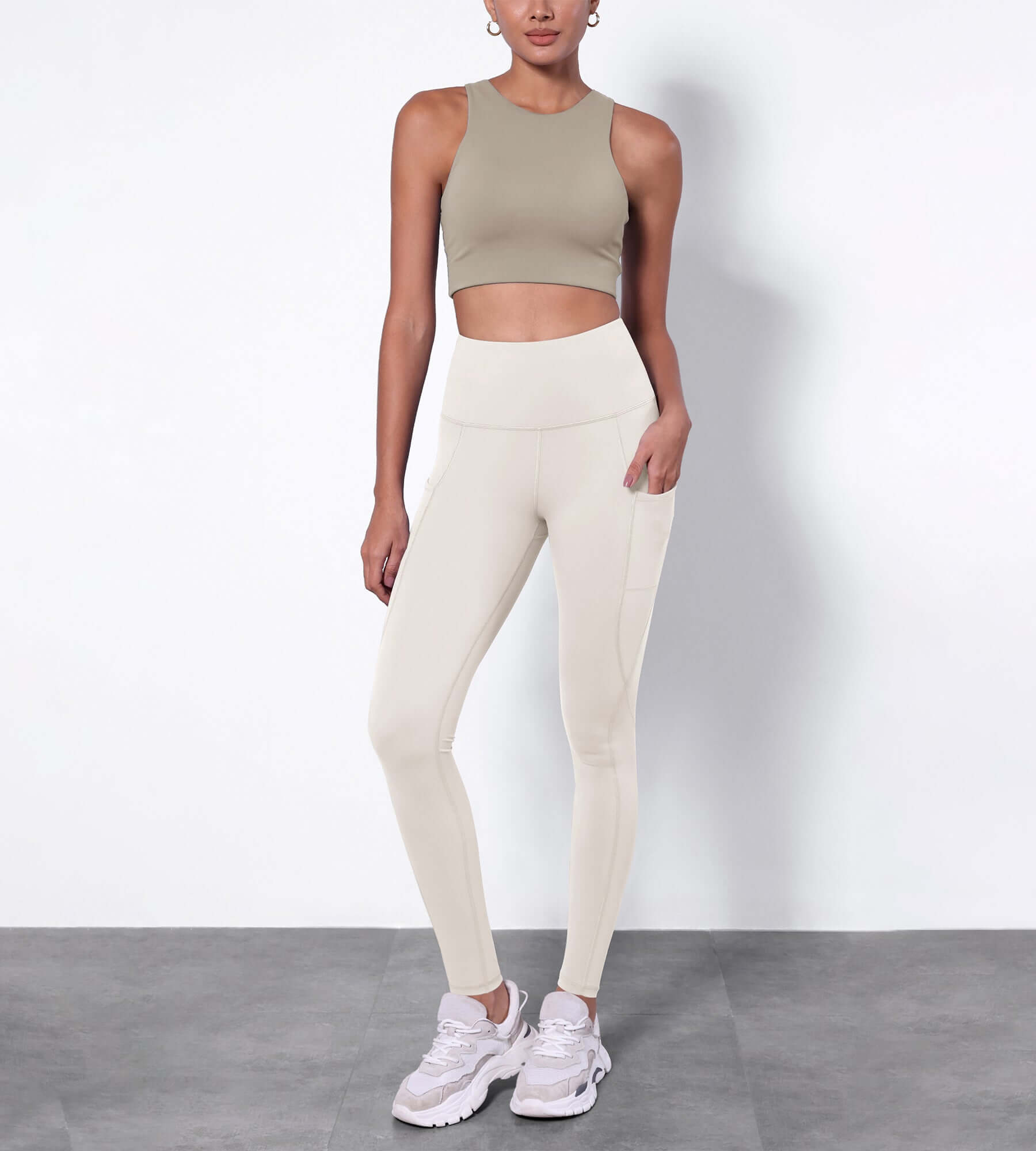 28 Fleece Lined Leggings with Pockets - ododos