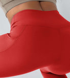 28 Fleece Lined Leggings with Pockets - ododos