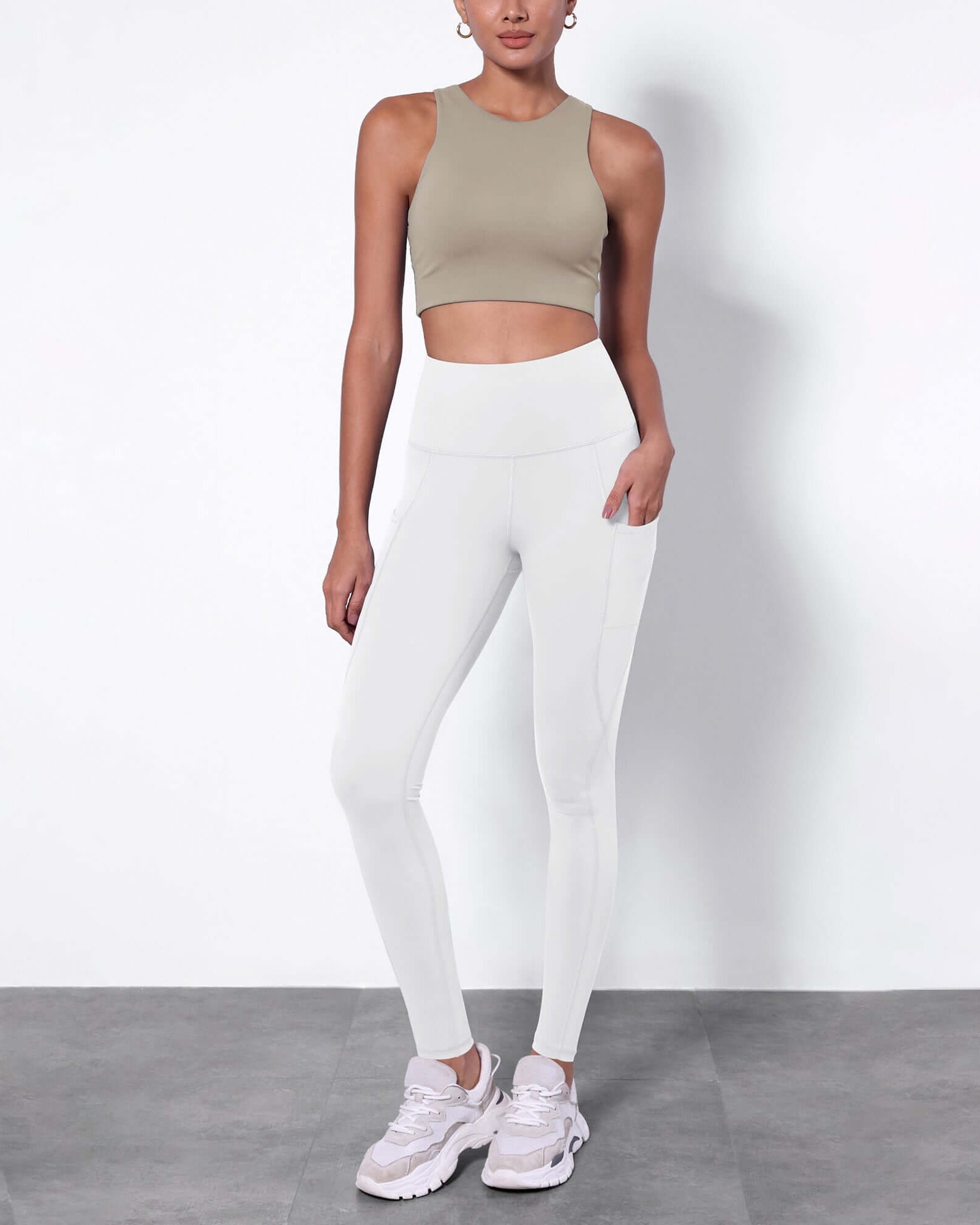 28 Fleece Lined Leggings with Pockets - ododos