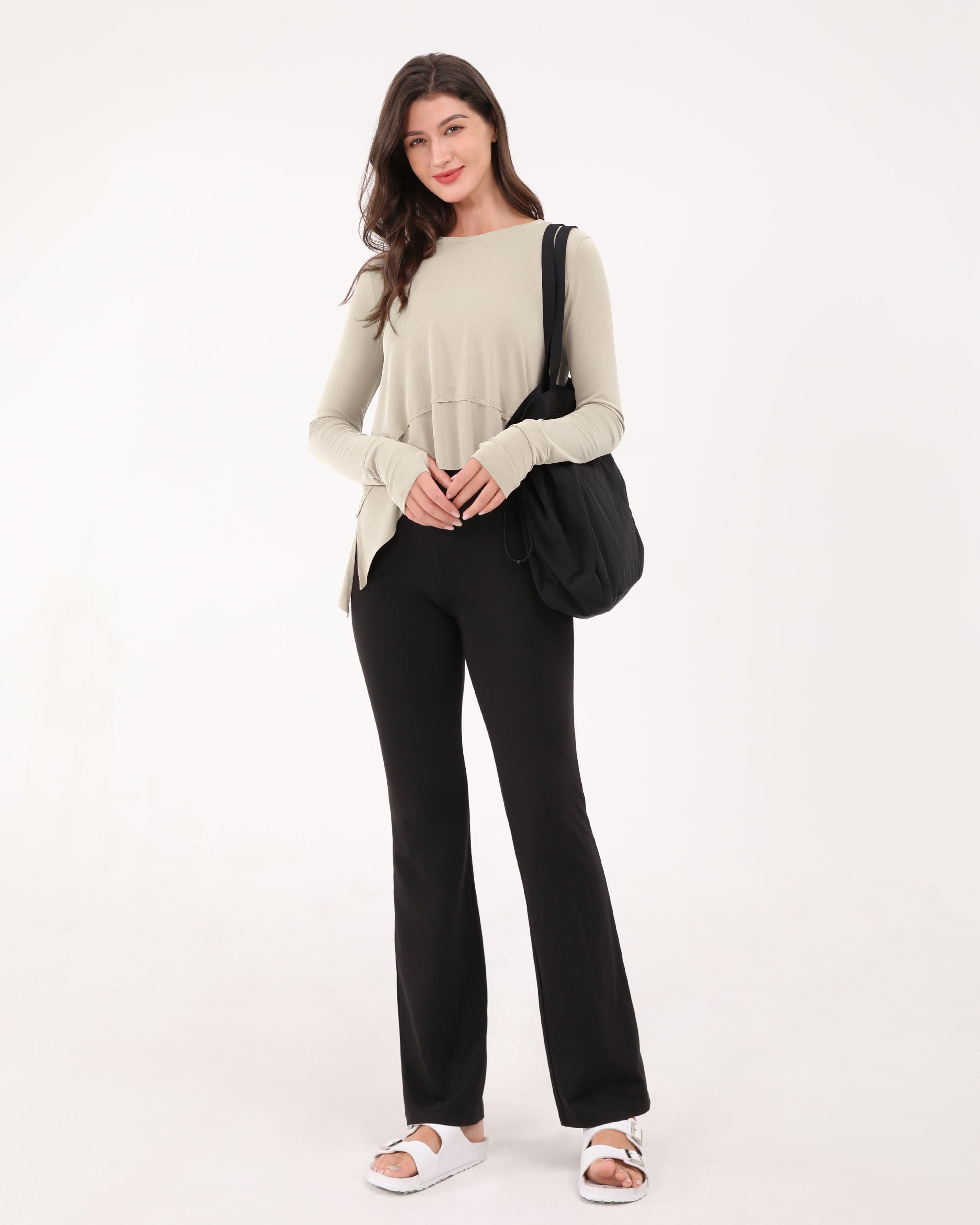 Long Sleeve Gym Yoga Shirts - ododos