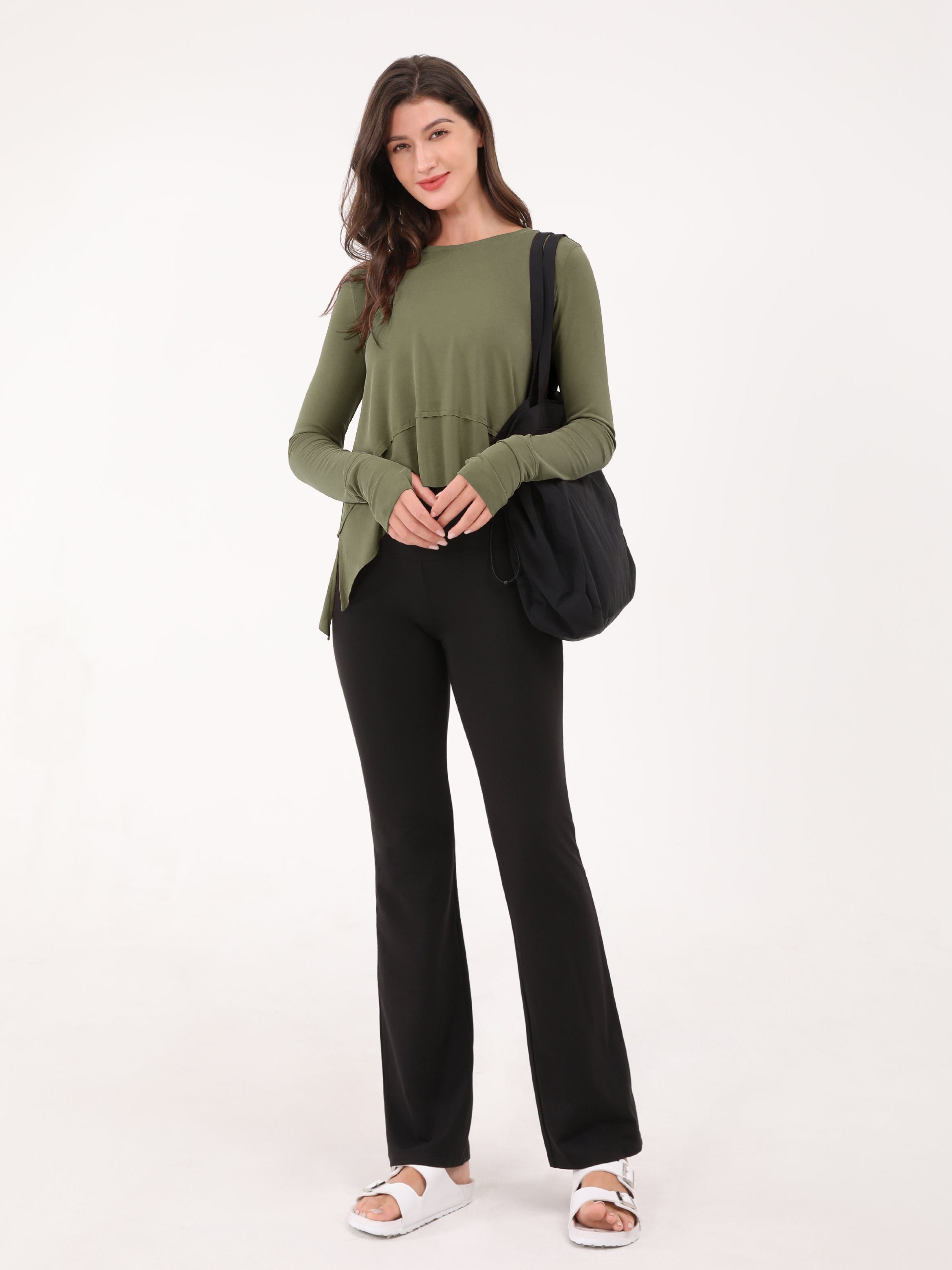 Long Sleeve Gym Yoga Shirts - ododos