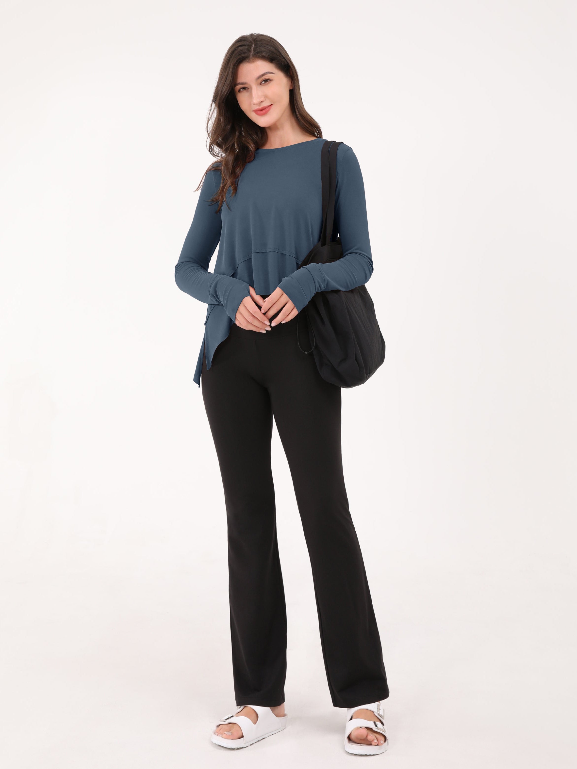 Long Sleeve Gym Yoga Shirts - ododos