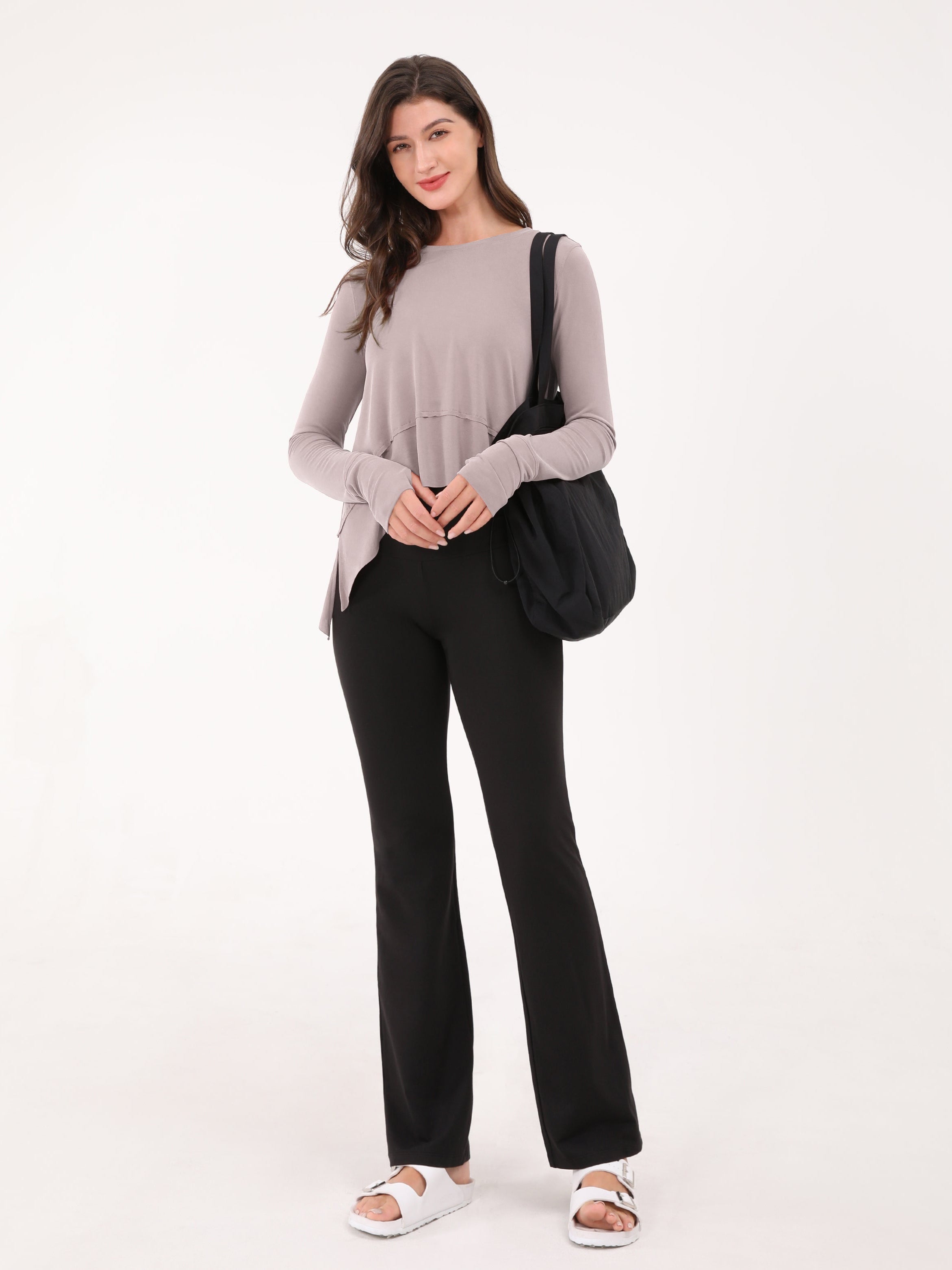 Long Sleeve Gym Yoga Shirts - ododos