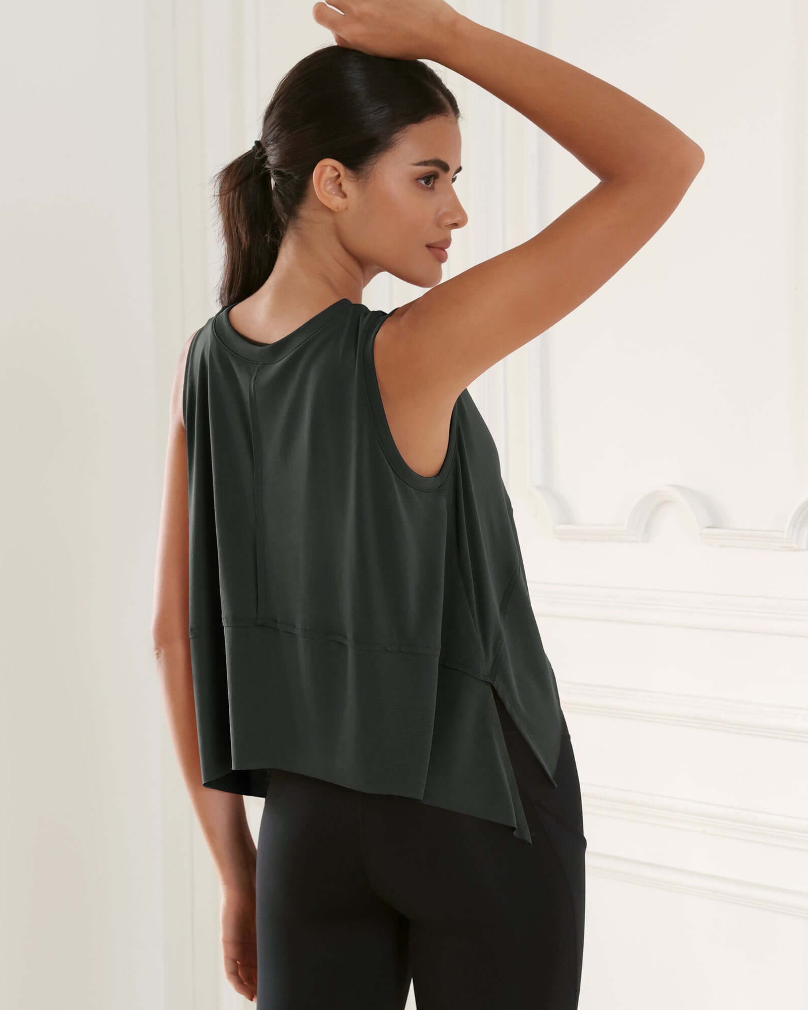 Modal Soft Sleeveless Cropped Yoga Tank(Crop) - ododos