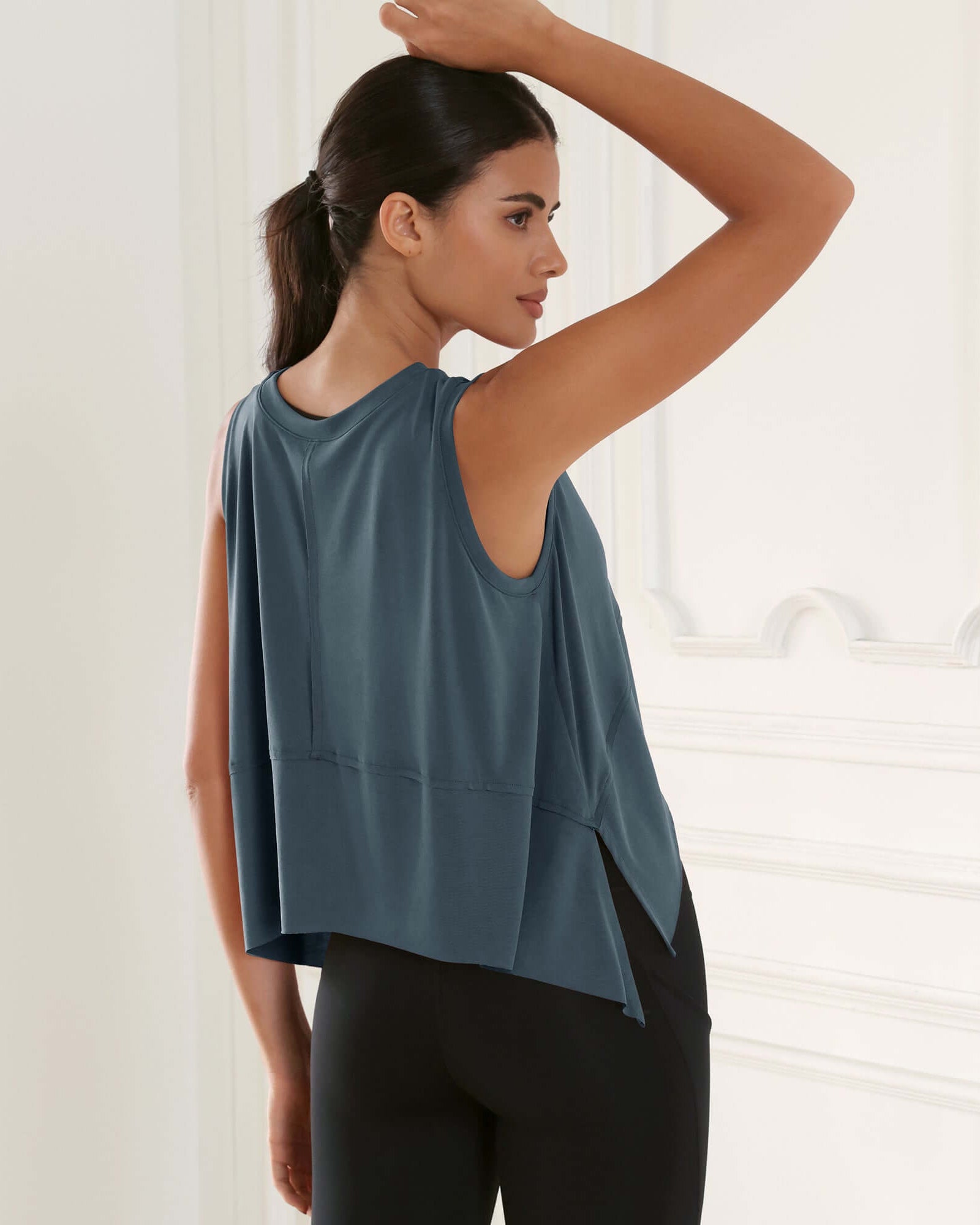 Modal Soft Sleeveless Cropped Yoga Tank(Crop) - ododos