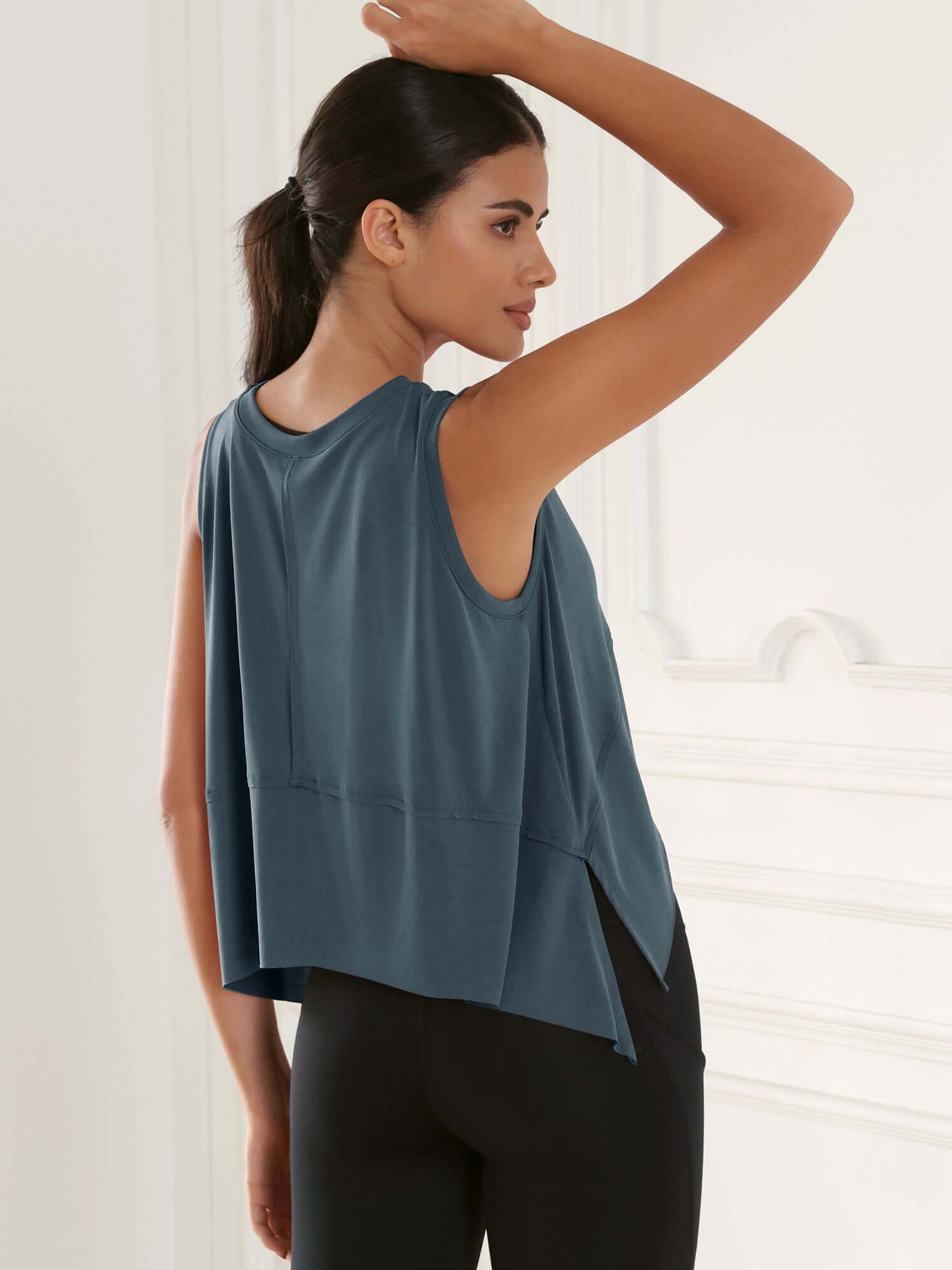 Modal Soft Sleeveless Cropped Yoga Tank(Crop) - ododos
