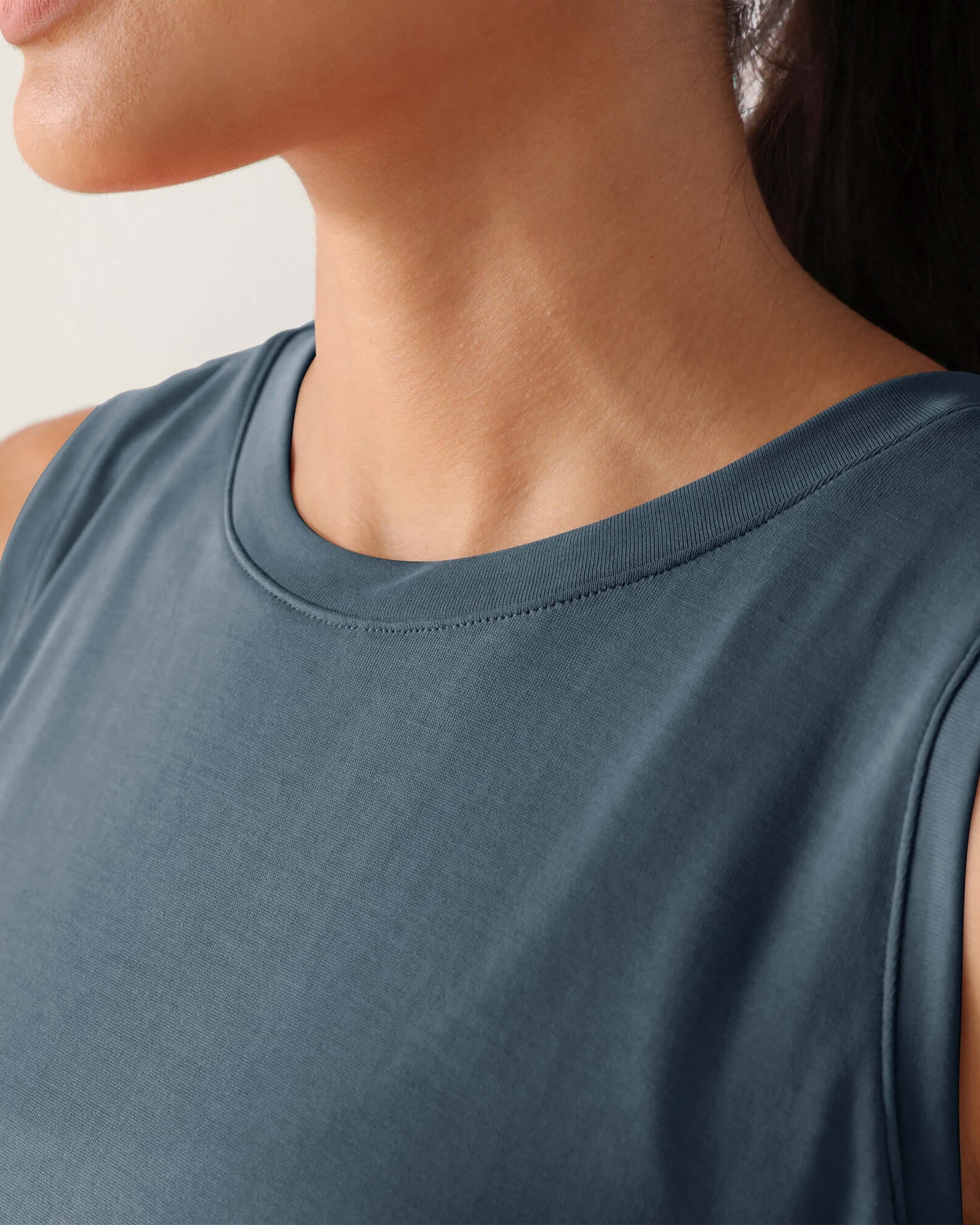 Modal Soft Sleeveless Cropped Yoga Tank(Crop) - ododos