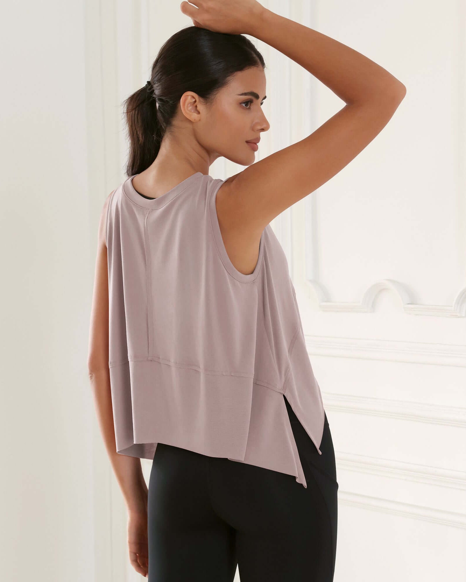 Modal Soft Sleeveless Cropped Yoga Tank(Crop) - ododos