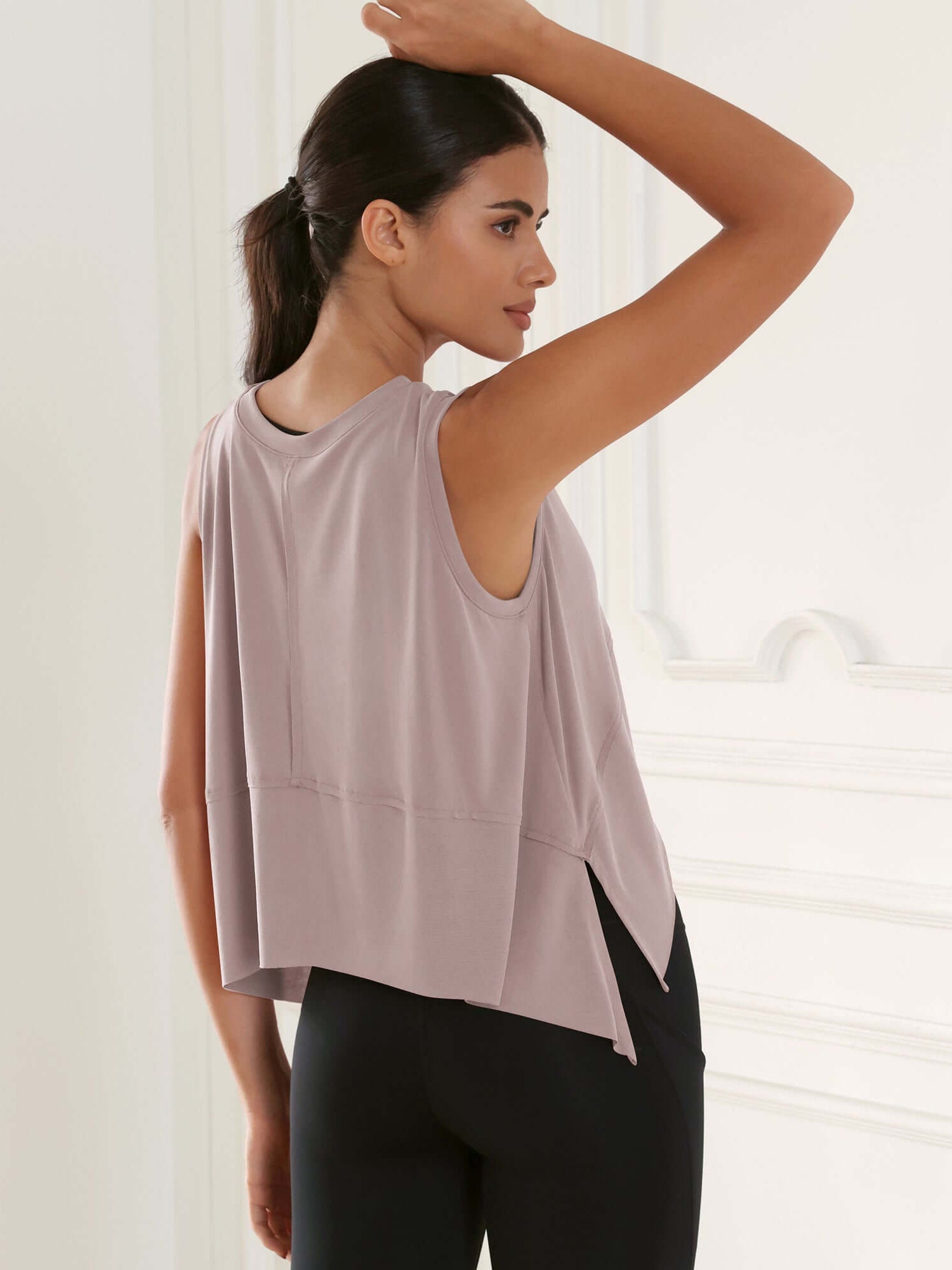 Modal Soft Sleeveless Cropped Yoga Tank(Crop) - ododos