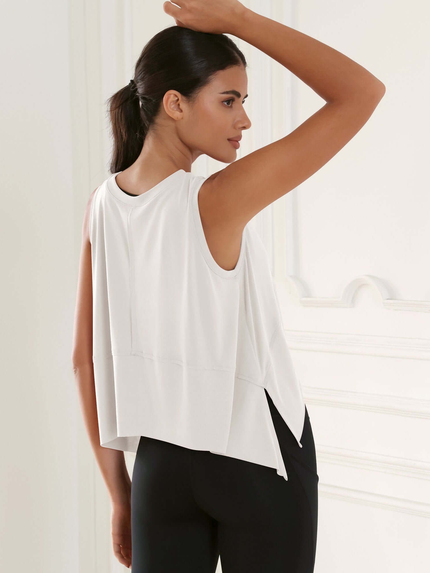 Modal Soft Sleeveless Cropped Yoga Tank(Crop) - ododos
