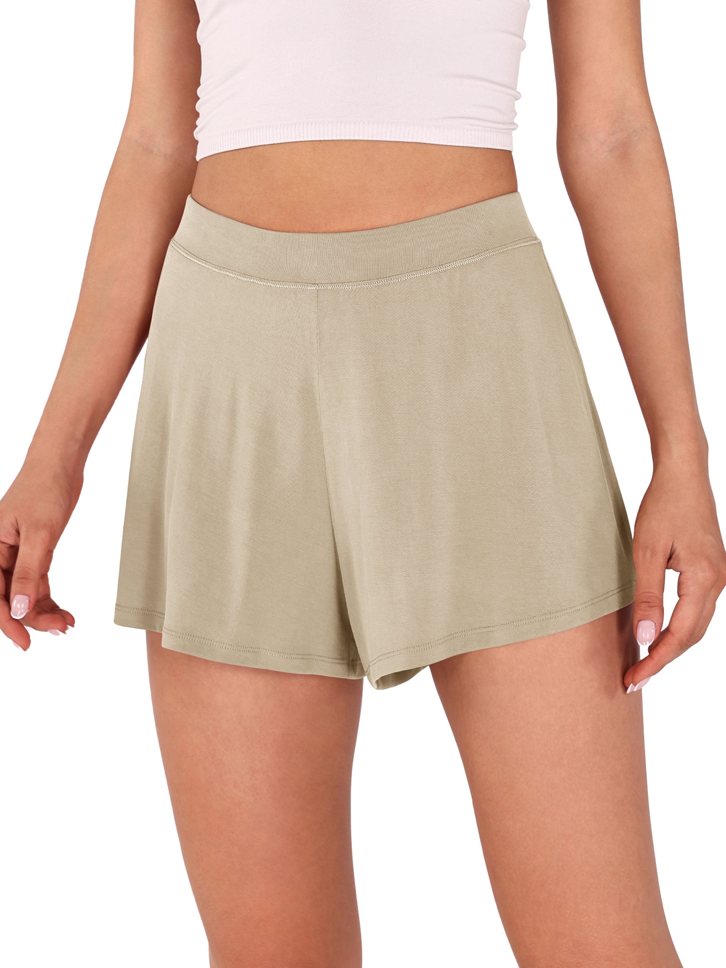 2 Pack Modal Soft Lounge Shorts - ododos