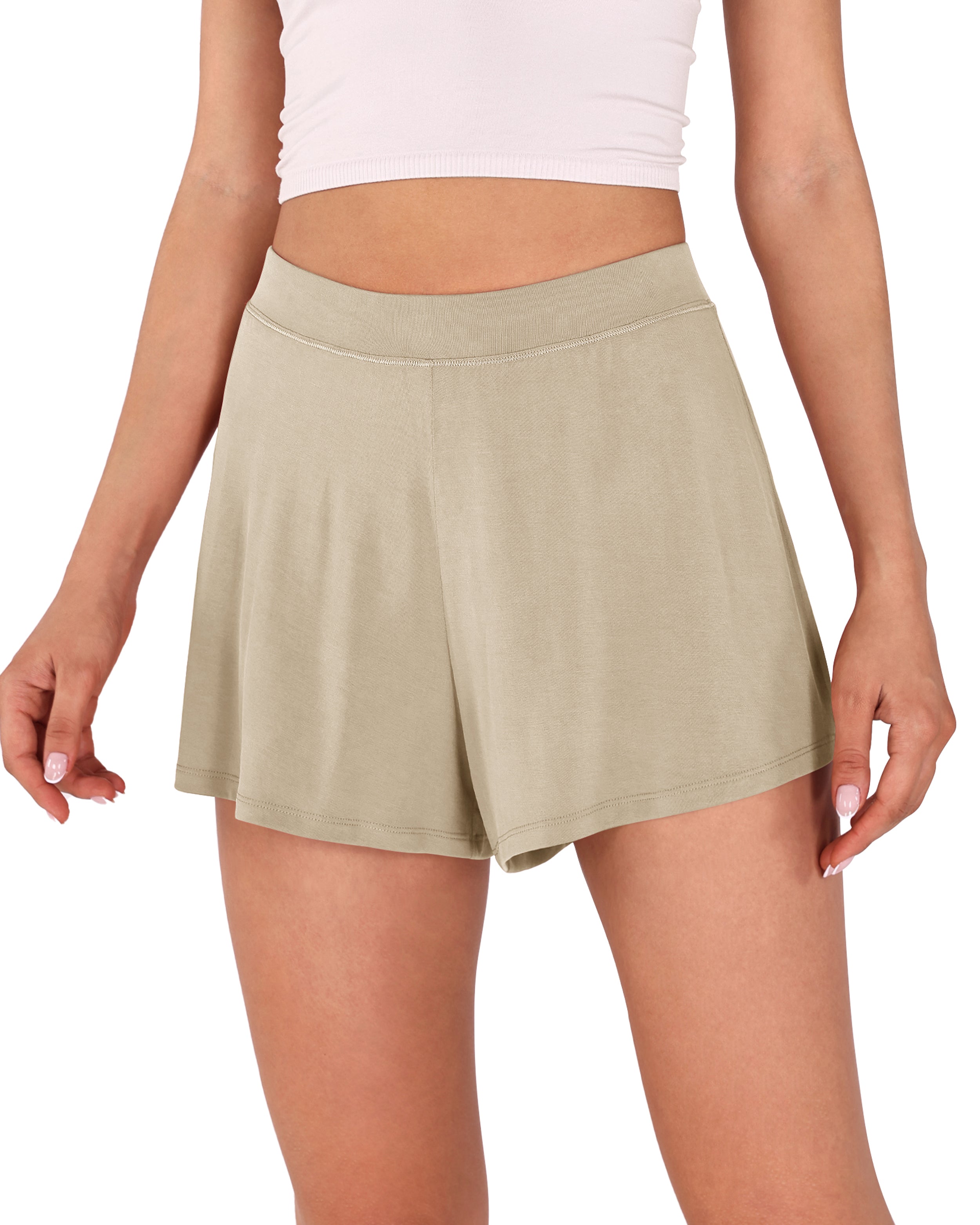 2 Pack Modal Soft Lounge Shorts - ododos