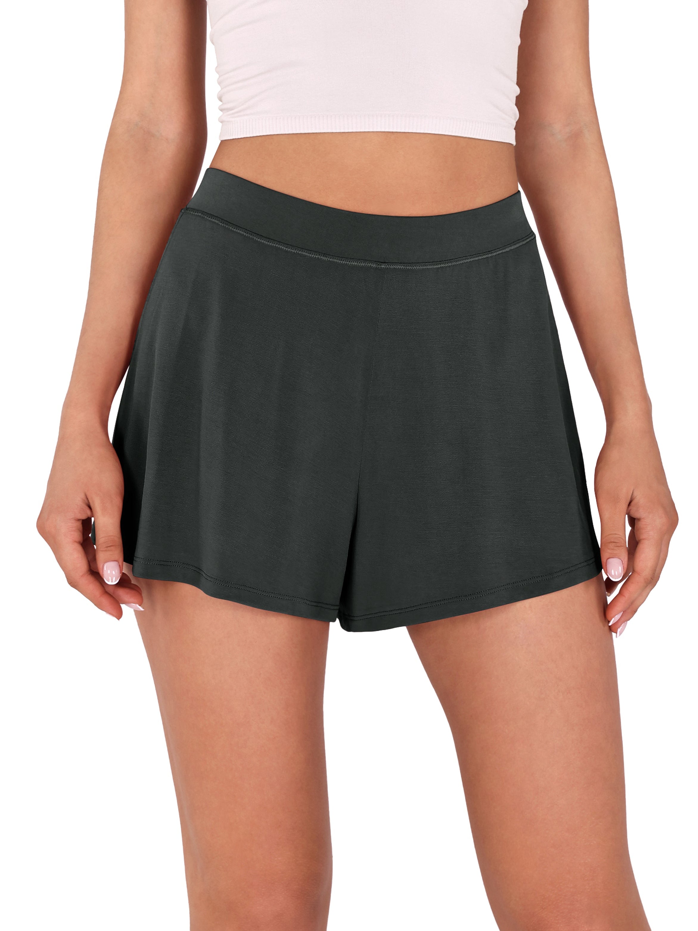 2 Pack Modal Soft Lounge Shorts - ododos