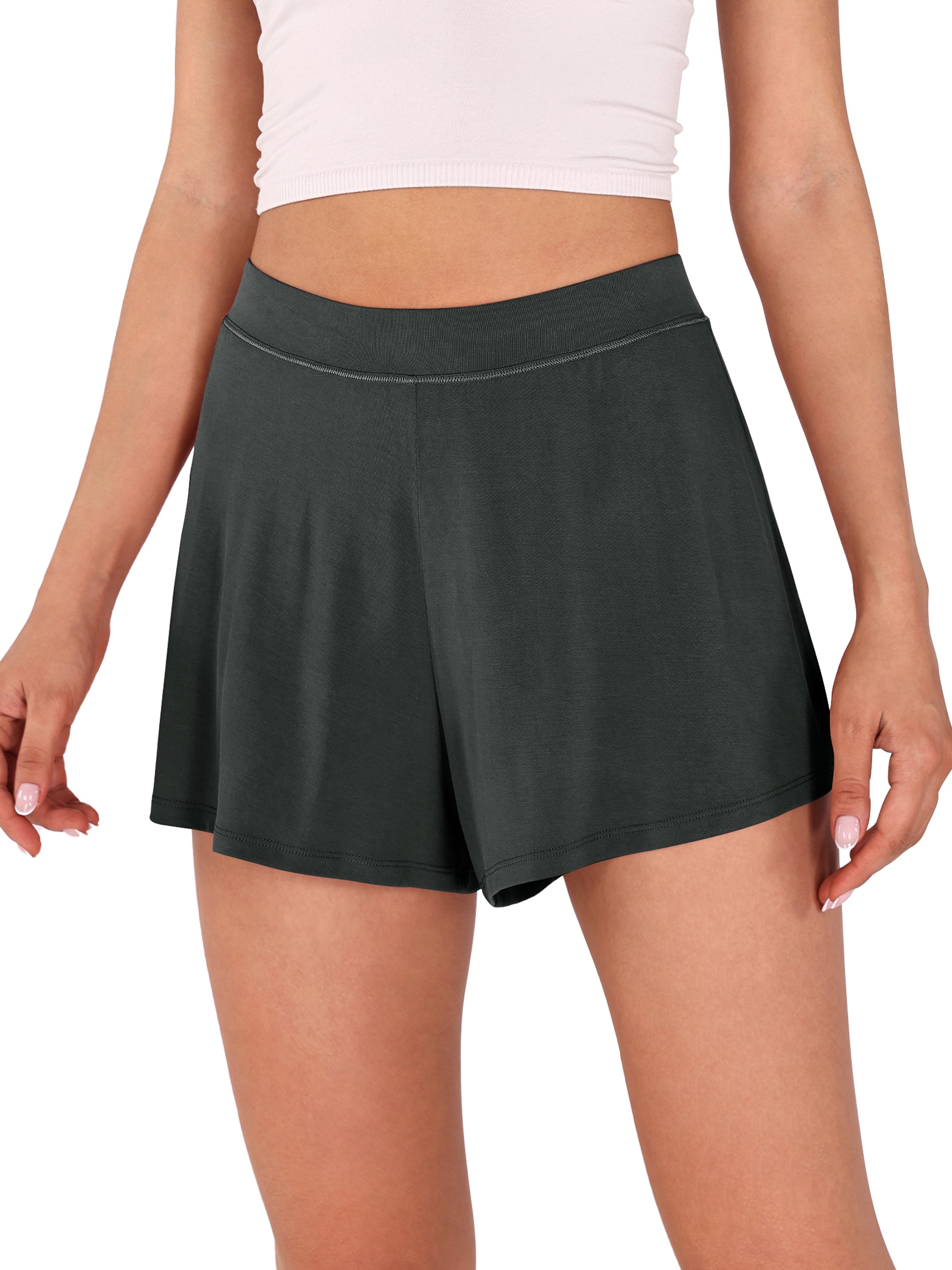 2 Pack Modal Soft Lounge Shorts - ododos