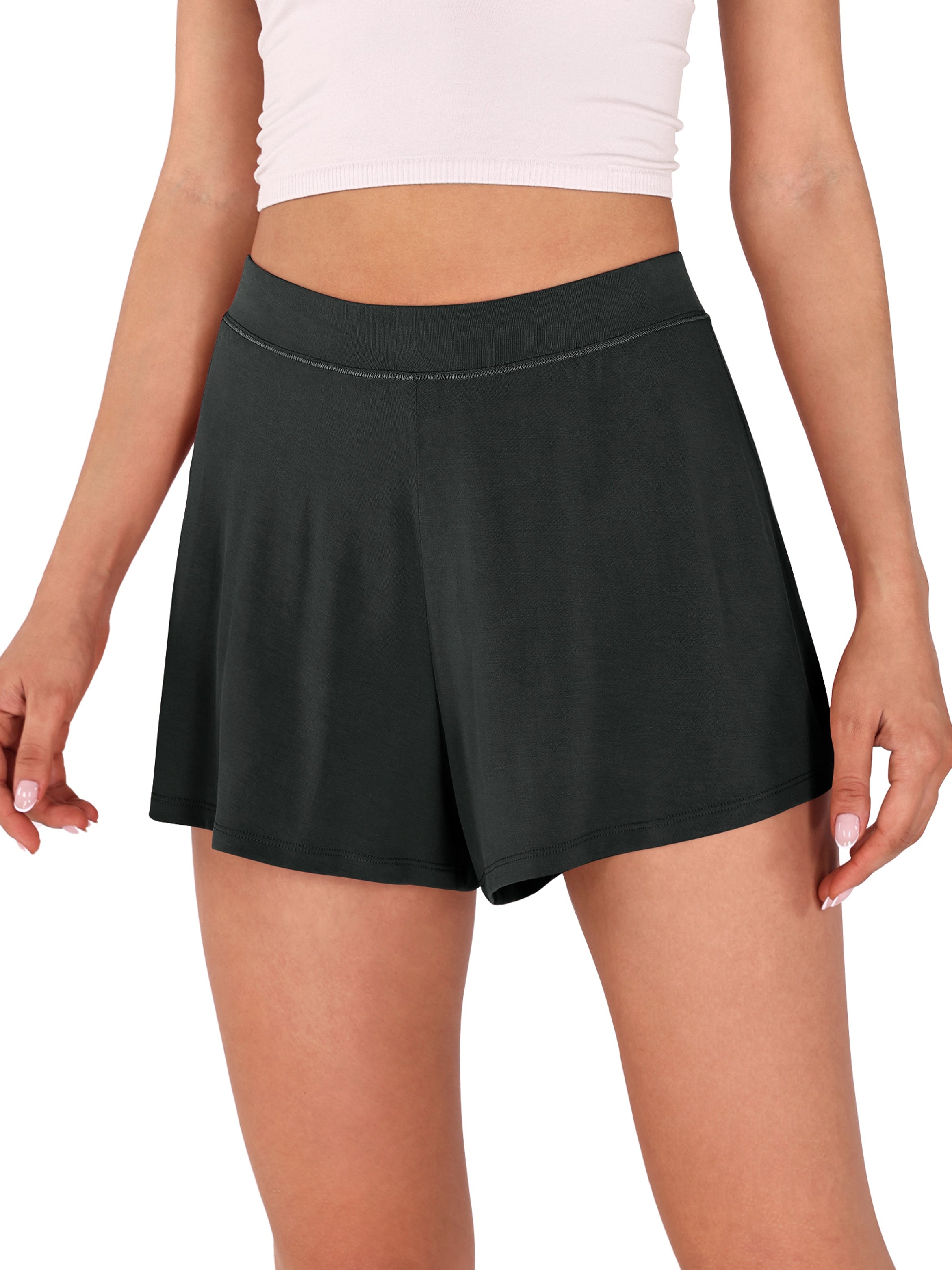 2 Pack Modal Soft Lounge Shorts - ododos