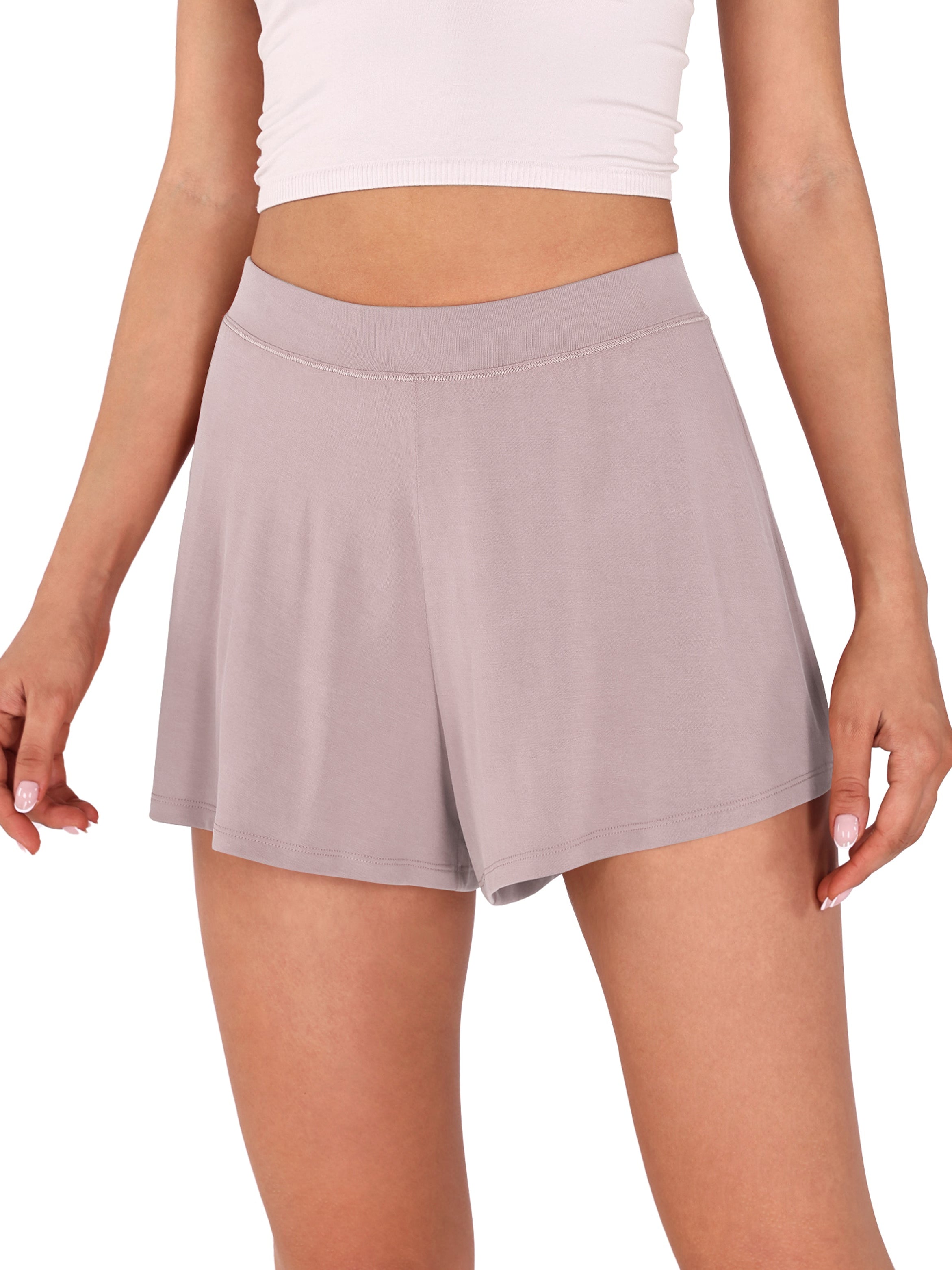 2 Pack Modal Soft Lounge Shorts - ododos