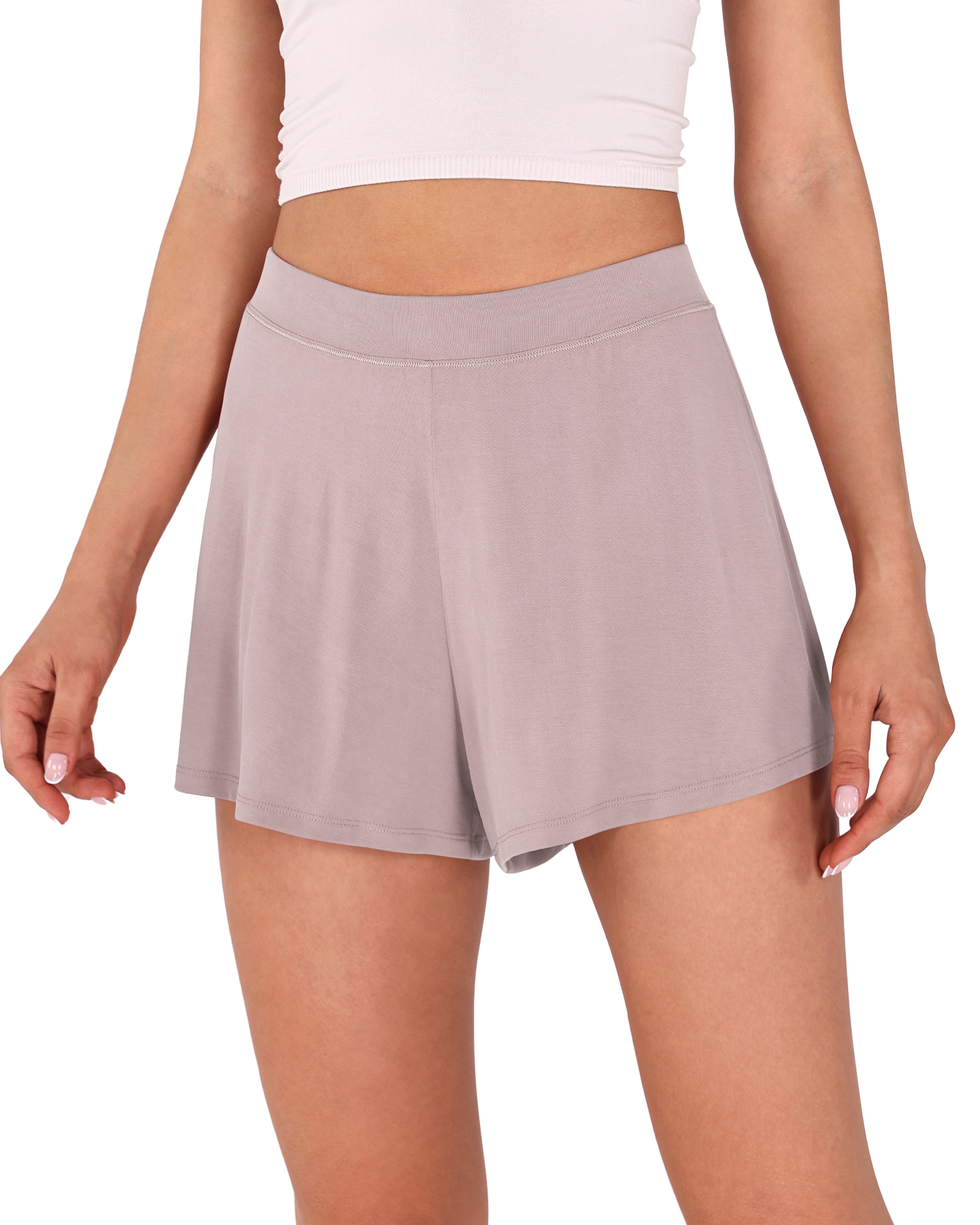 2 Pack Modal Soft Lounge Shorts - ododos