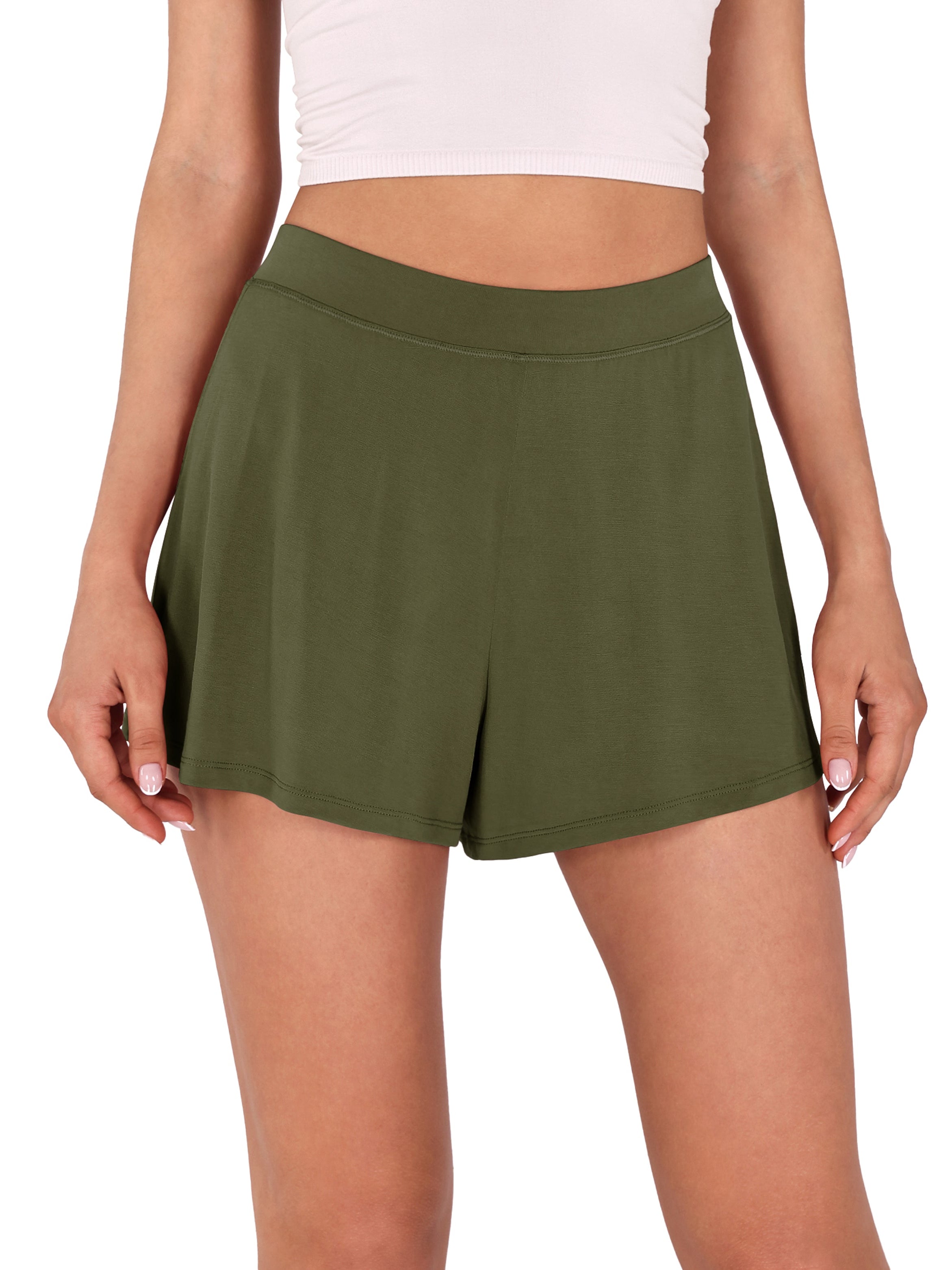 2 Pack Modal Soft Lounge Shorts - ododos