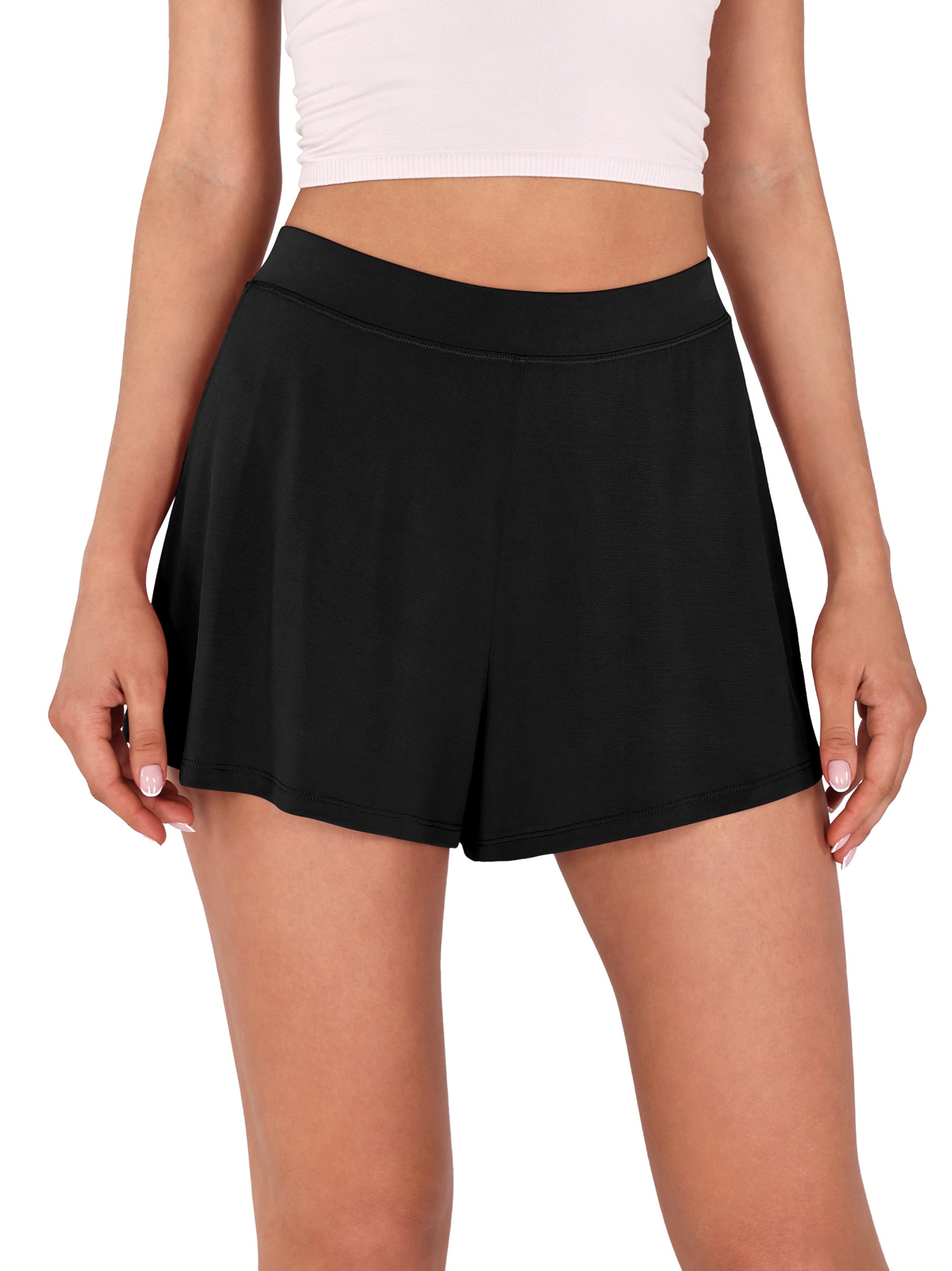 2 Pack Modal Soft Lounge Shorts - ododos