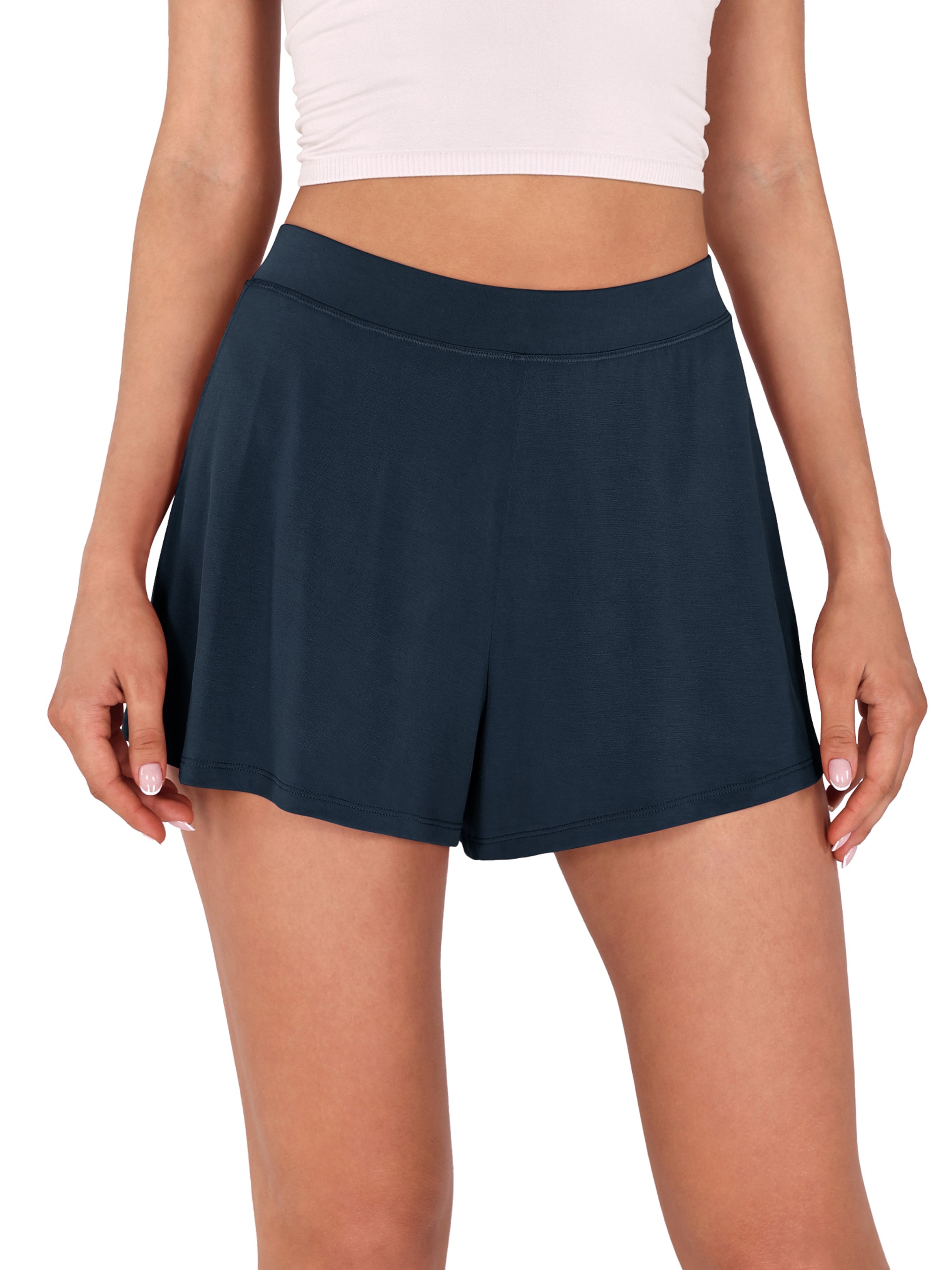 2 Pack Modal Soft Lounge Shorts - ododos