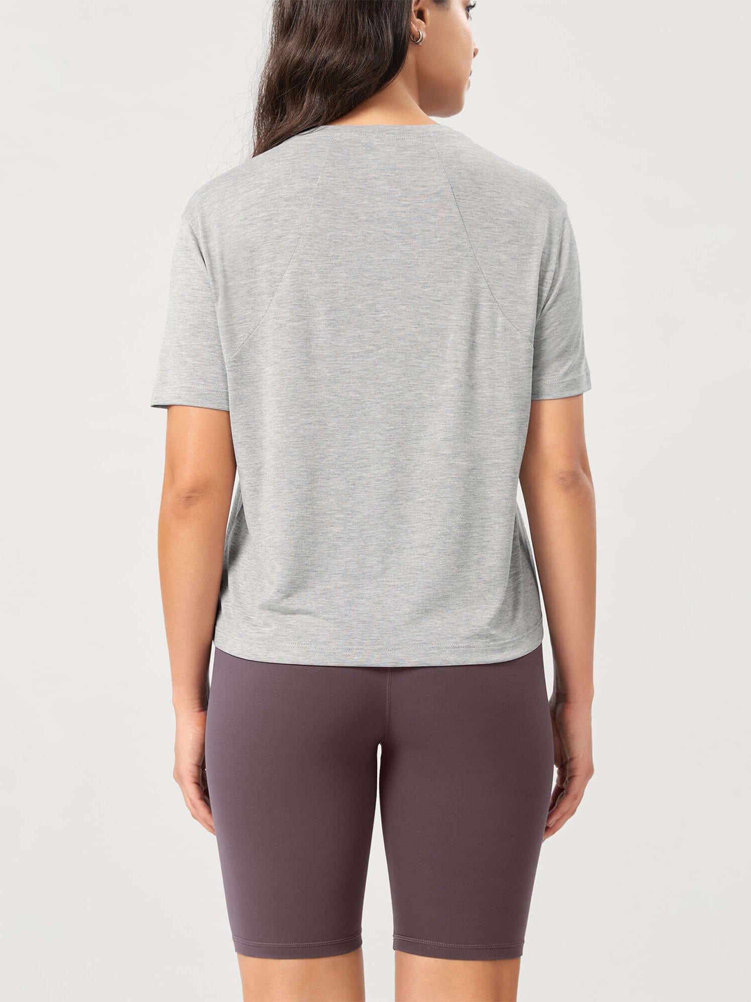 Modal Soft Crew Neck Short Sleeve Shirts - ododos