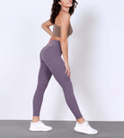 25 Body-Hugging Workout Leggings with Back Pocket - ododos