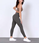 25 Body-Hugging Workout Leggings with Back Pocket - ododos