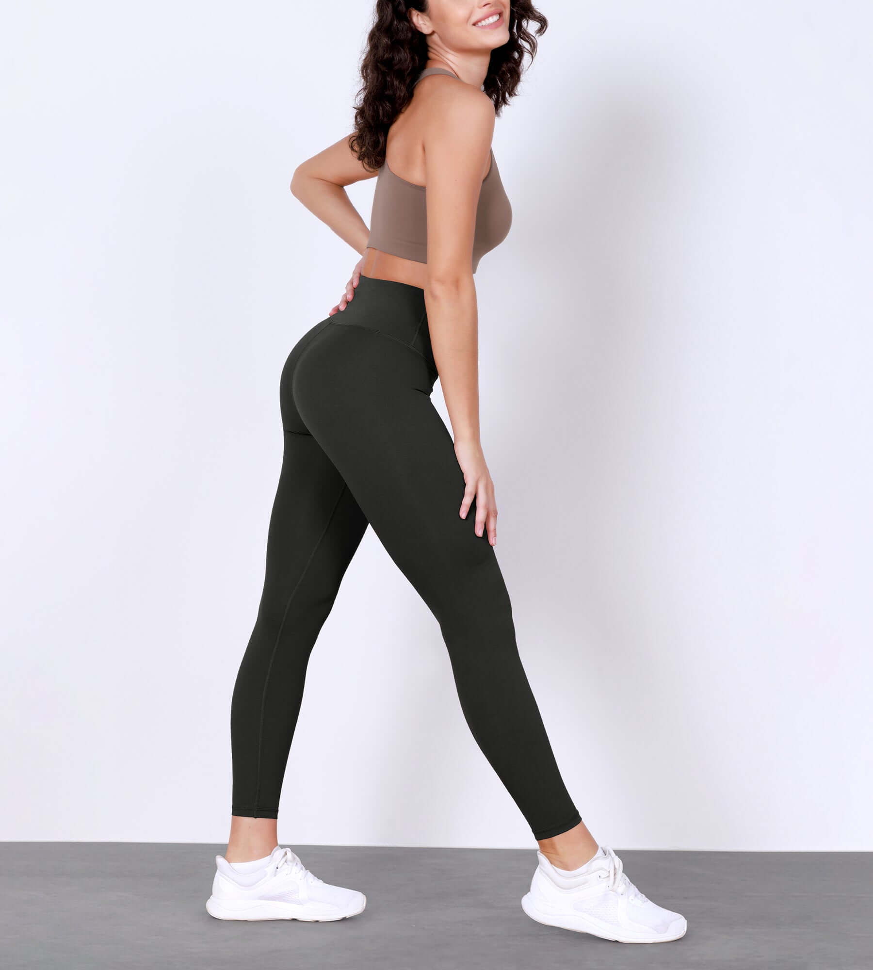 25 Body-Hugging Workout Leggings with Back Pocket - ododos
