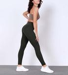 28 Odlex Body-Hugging Workout Leggings with Back Pocket - ododos