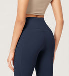 ODLEX 2-Pack 14 High Waist Workout Capris with Pockets - ododos
