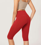 ODLEX 2-Pack 14 High Waist Workout Capris with Pockets - ododos