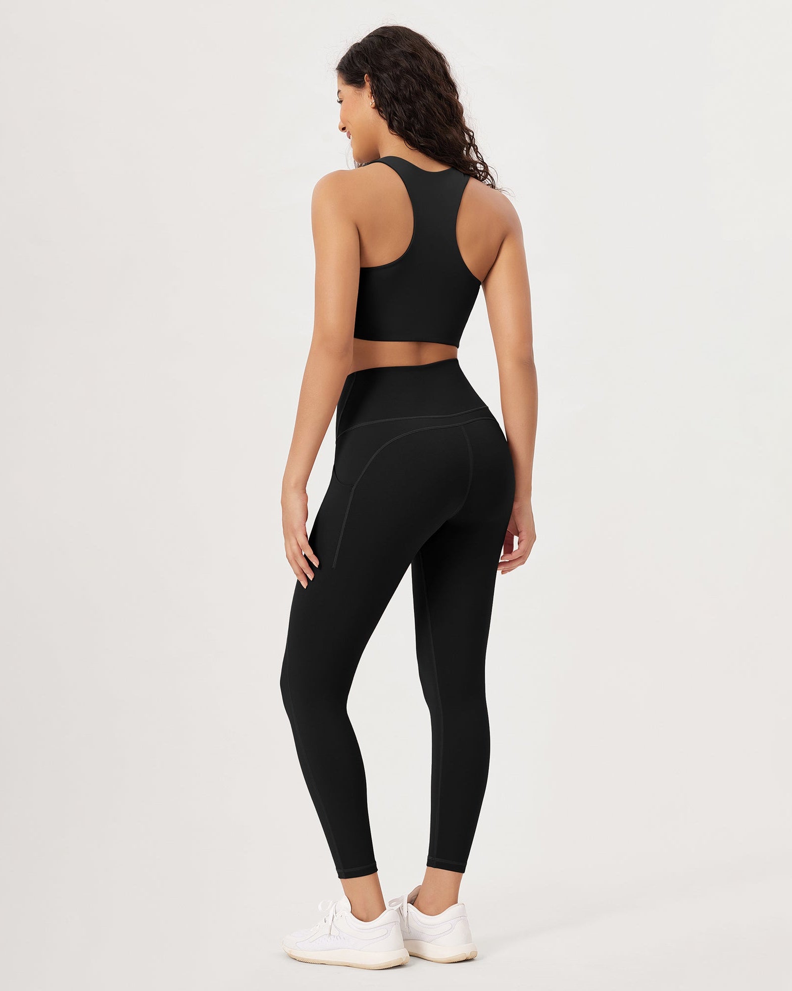 25�High Waist Workout Leggings with Pockets - ododos