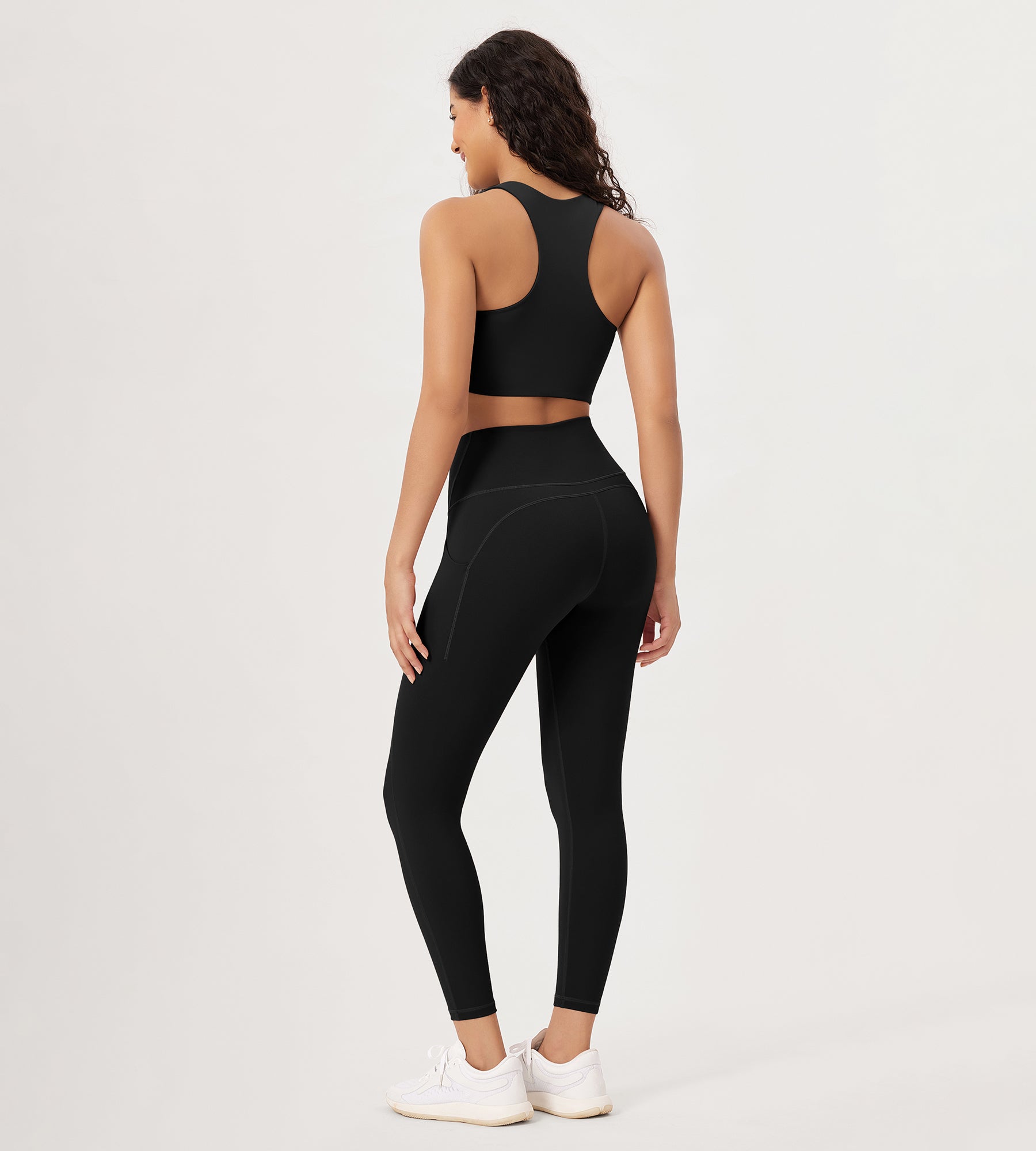 25�High Waist Workout Leggings with Pockets - ododos