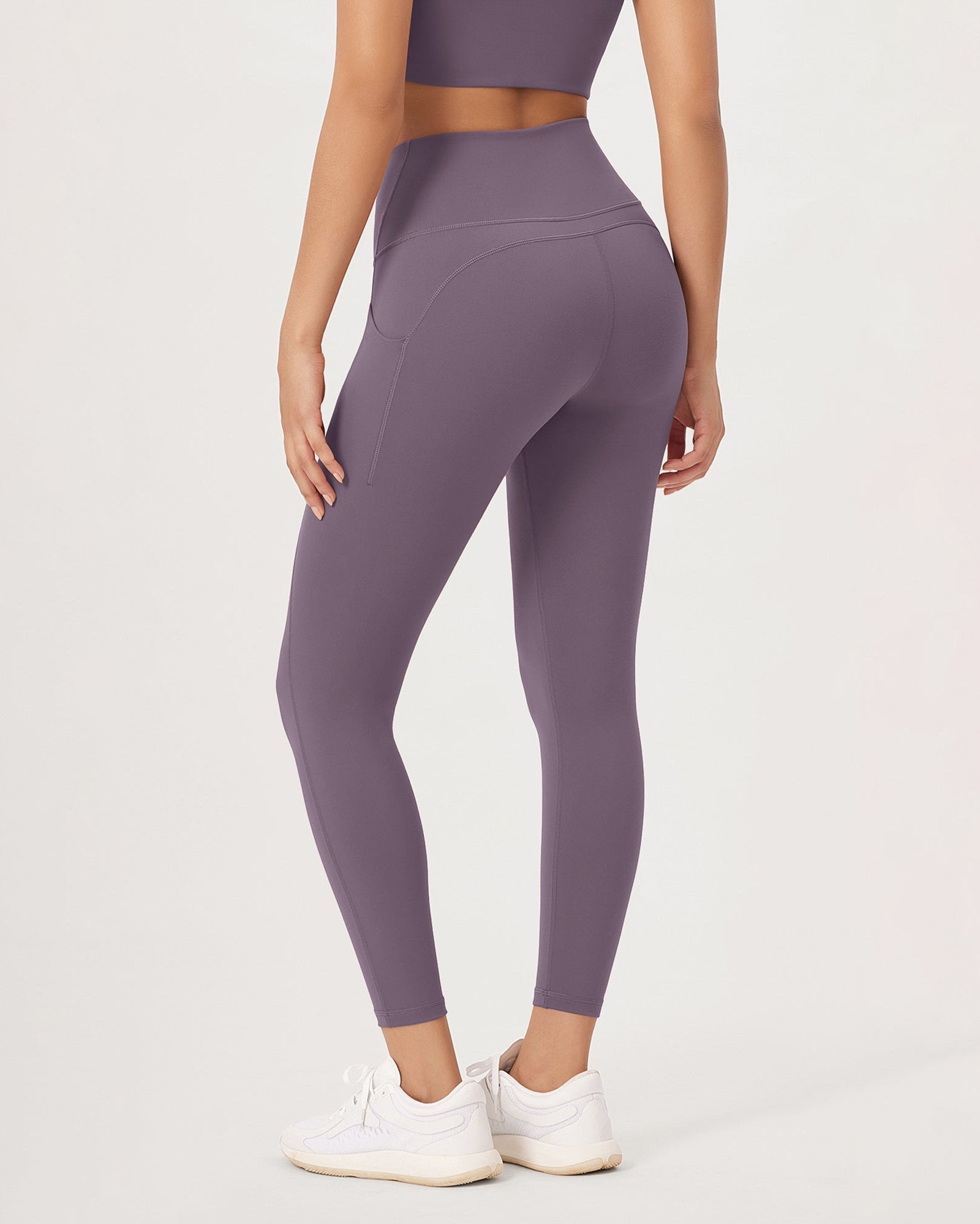 2-Pack 25�High Waist Workout Leggings with Pockets - ododos