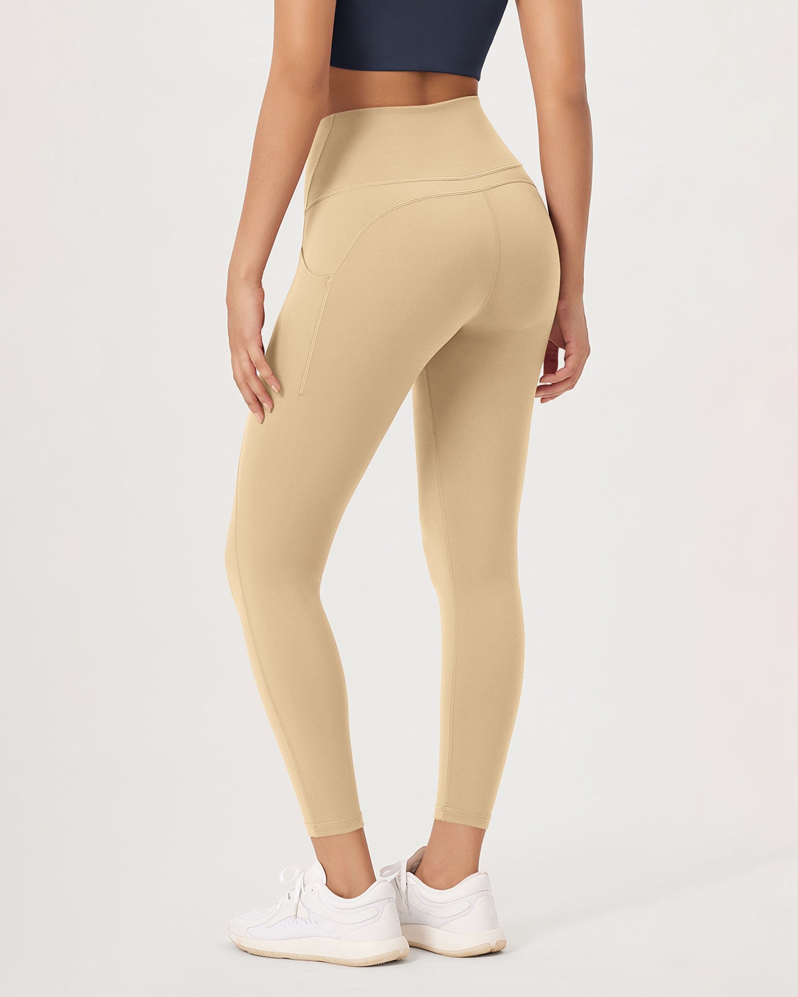 2-Pack 25�High Waist Workout Leggings with Pockets - ododos
