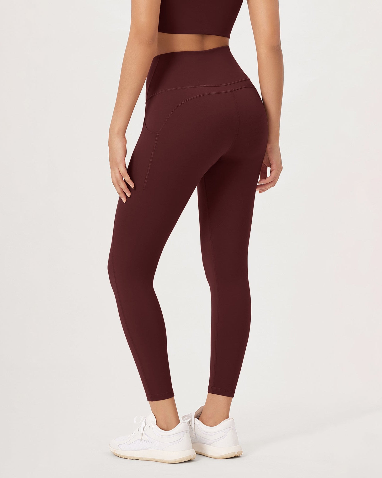 2-Pack 25�High Waist Workout Leggings with Pockets - ododos
