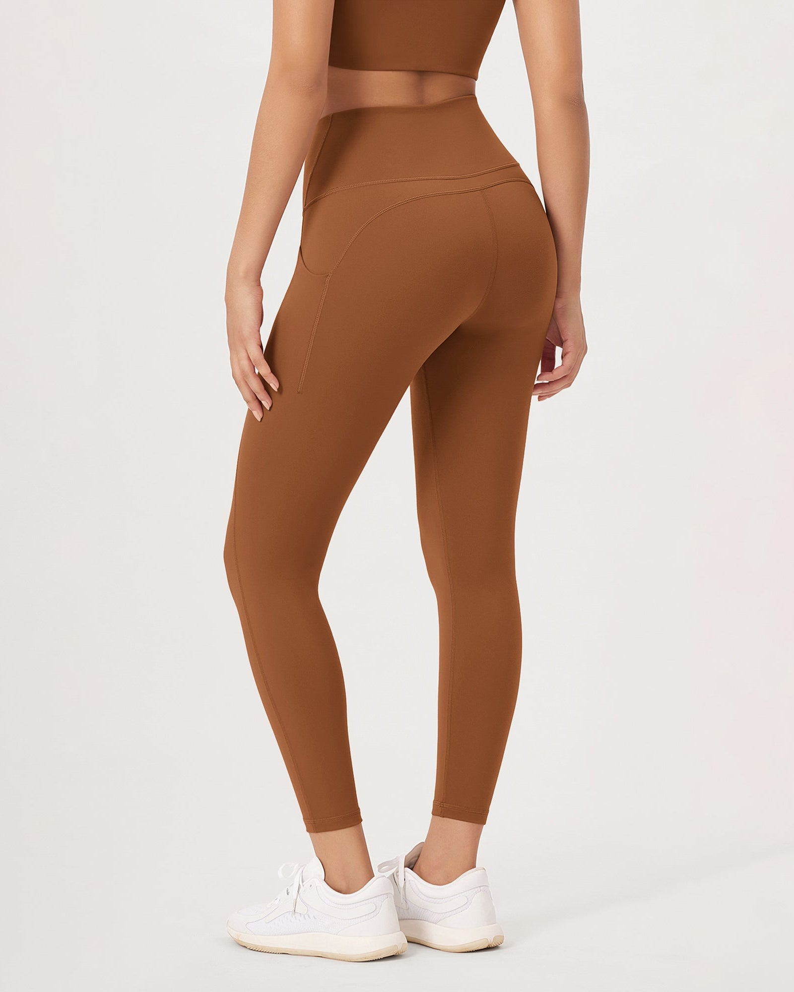 2-Pack 25�High Waist Workout Leggings with Pockets - ododos