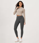 2-Pack 25�High Waist Workout Leggings with Pockets - ododos