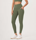 2-Pack 25�High Waist Workout Leggings with Pockets - ododos
