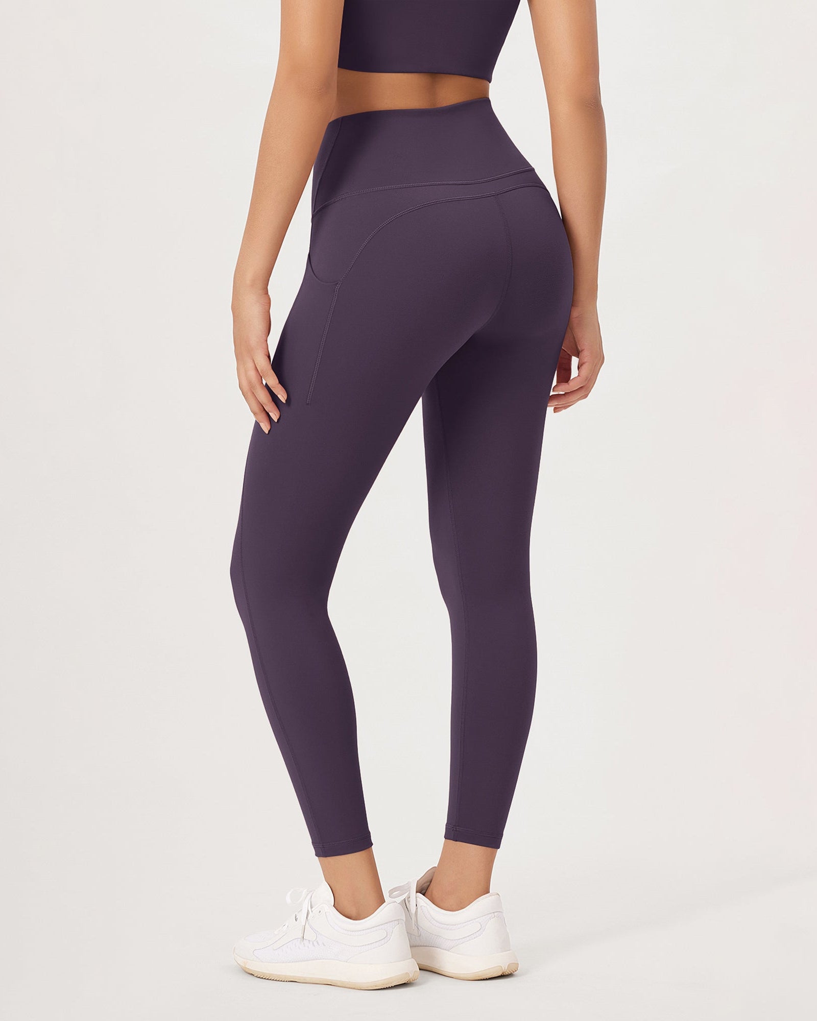 2-Pack 25�High Waist Workout Leggings with Pockets - ododos