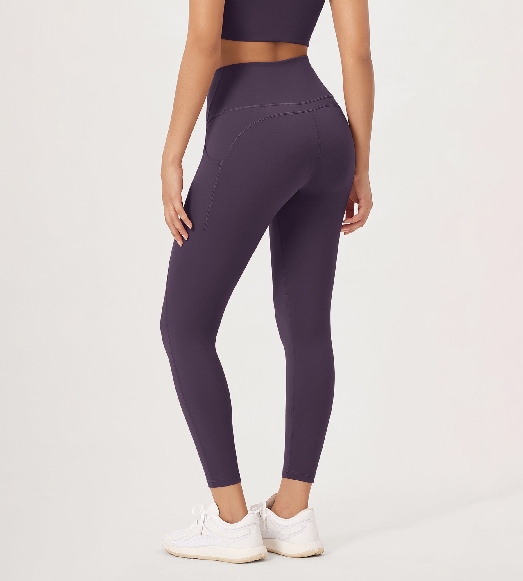 2-Pack 25�High Waist Workout Leggings with Pockets - ododos