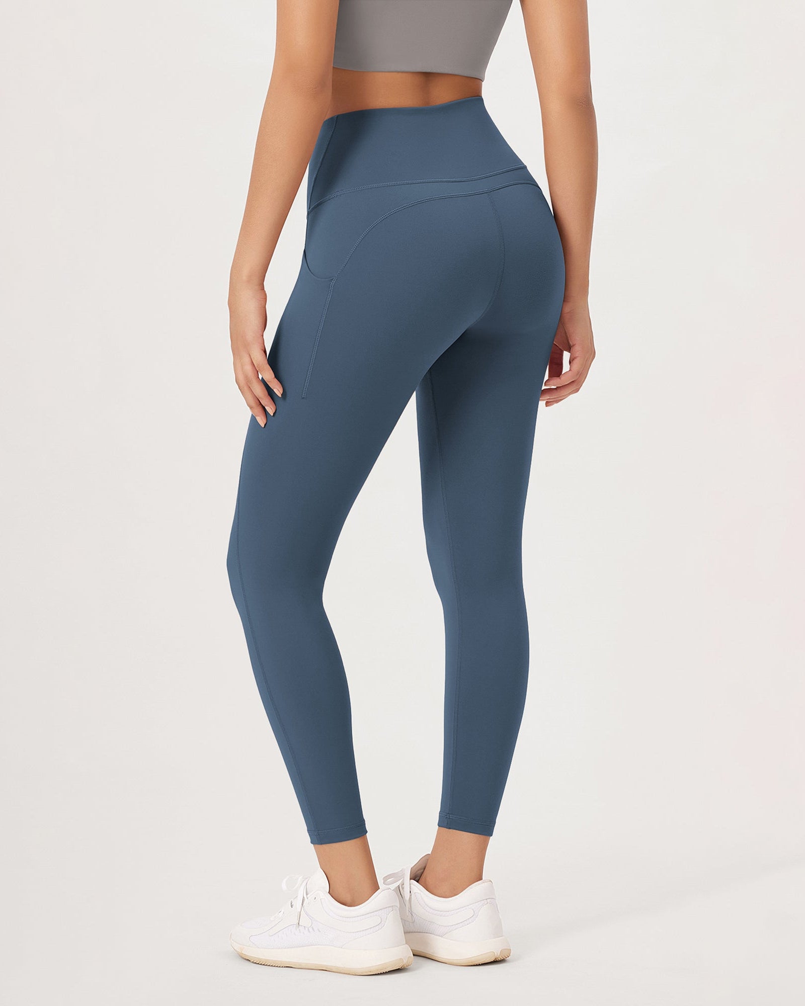 2-Pack 25�High Waist Workout Leggings with Pockets - ododos