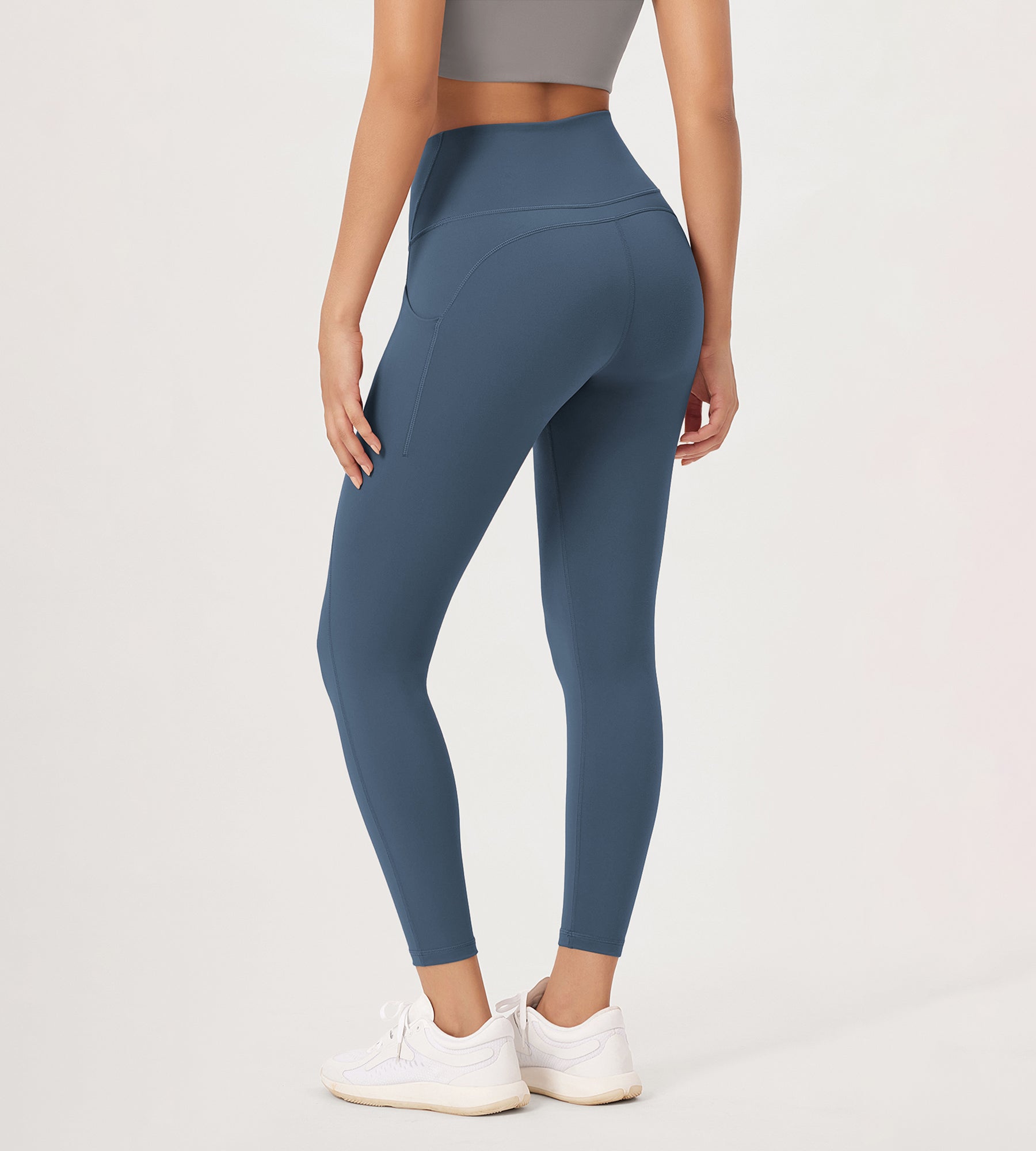 2-Pack 25�High Waist Workout Leggings with Pockets - ododos